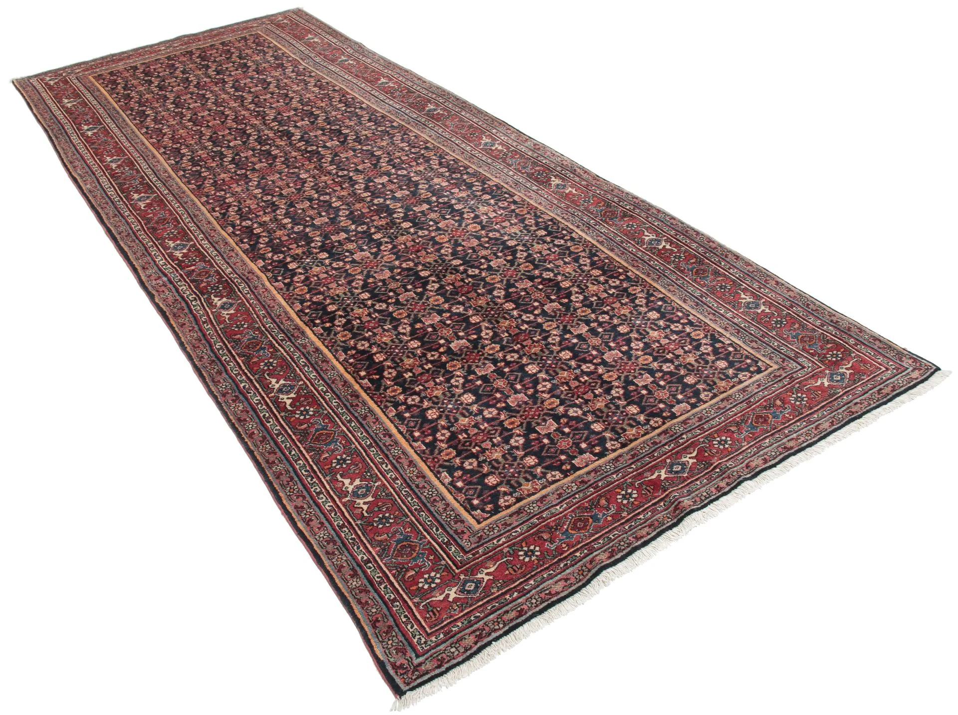 Handgeknüpfter Bijar Perserteppich 150 × 393 cm