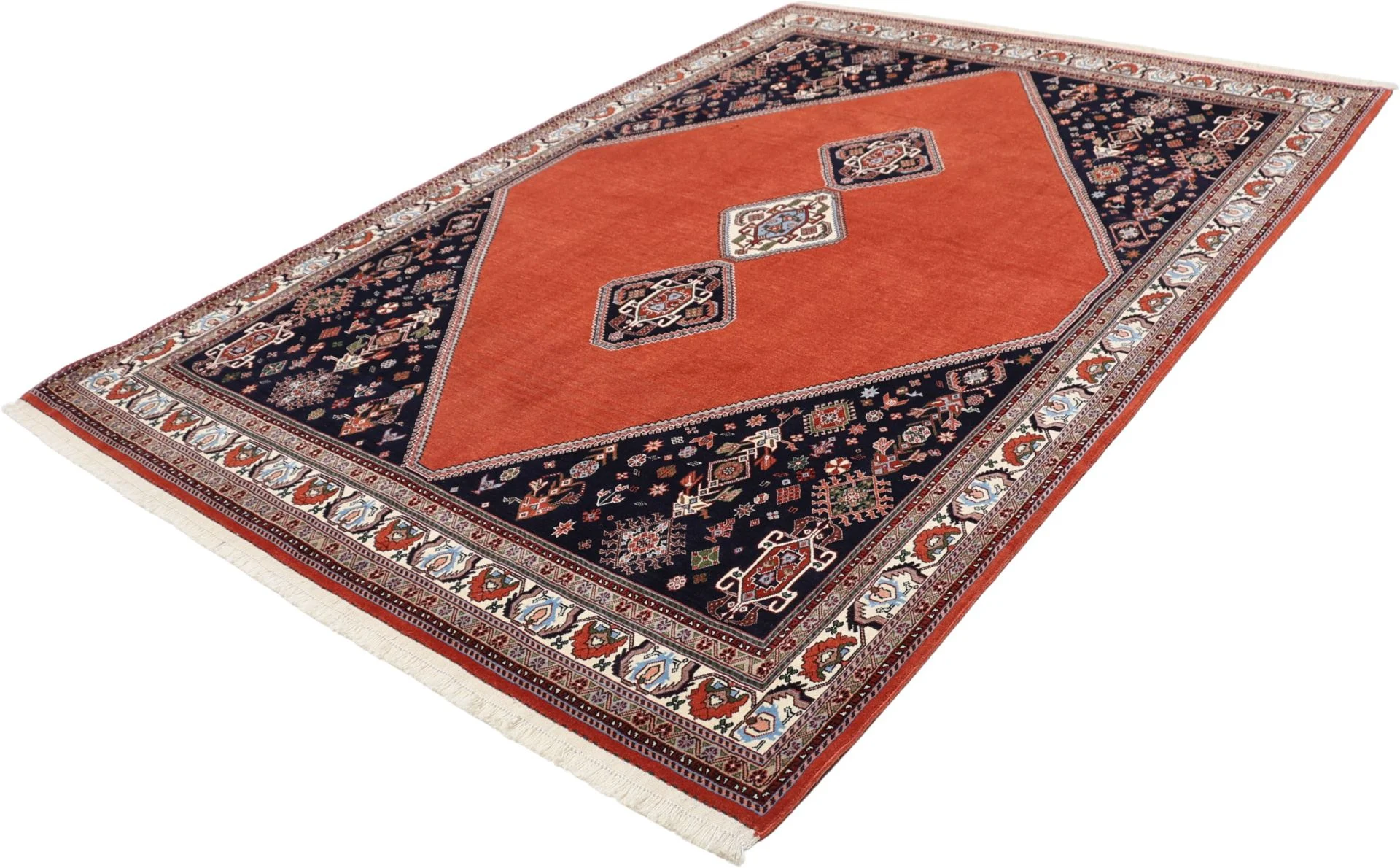 Qashqai Perserteppich aus Iran, 173 × 250 cm