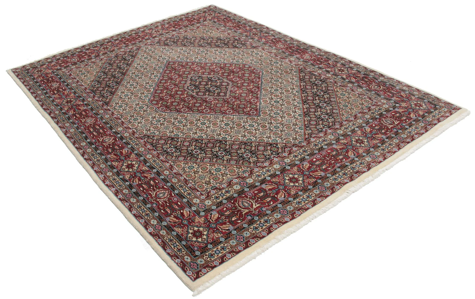 Moud Perserteppich aus Iran, 150 × 200 cm