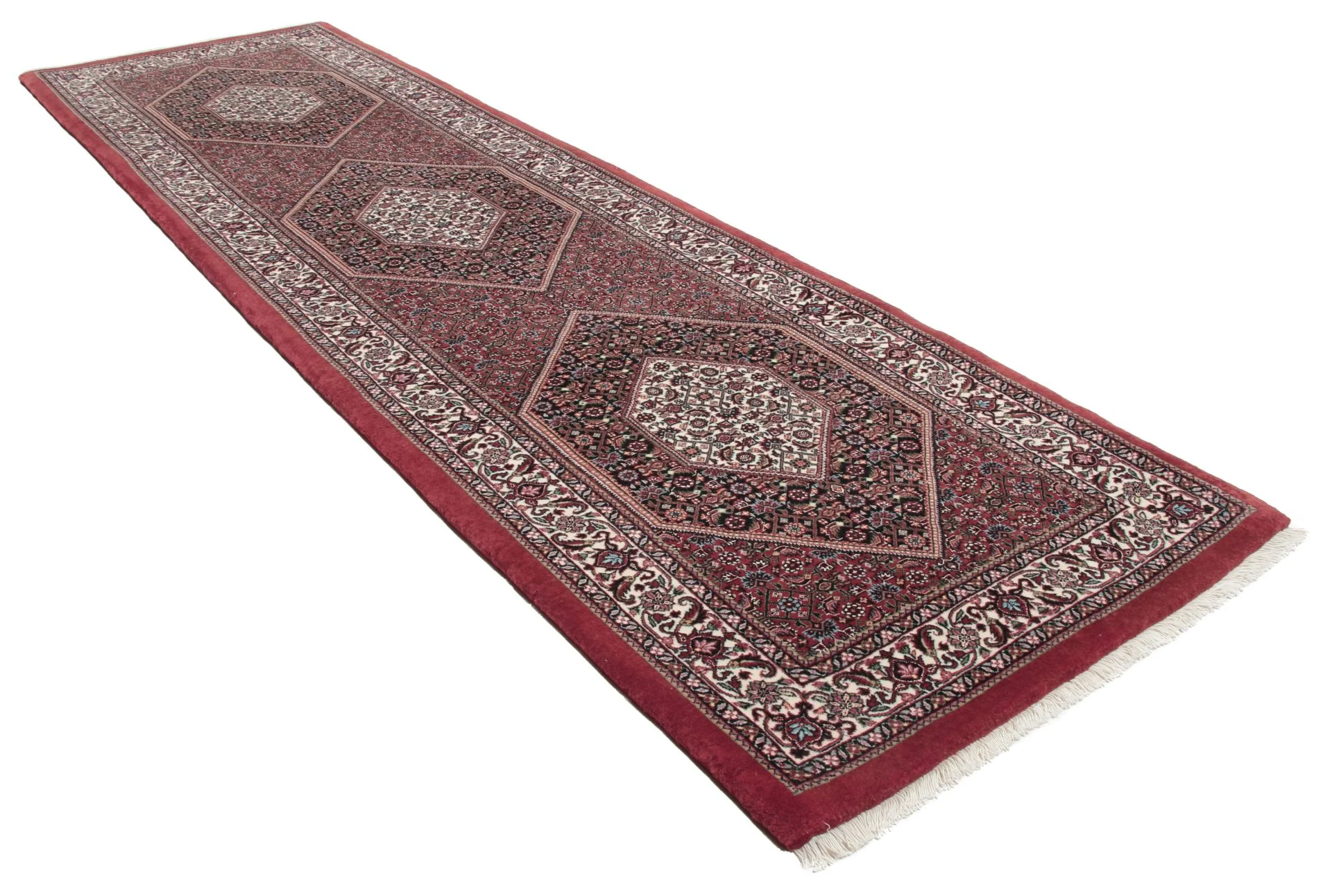 Handgeknüpfter Bijar Perserteppich 83 × 291 cm