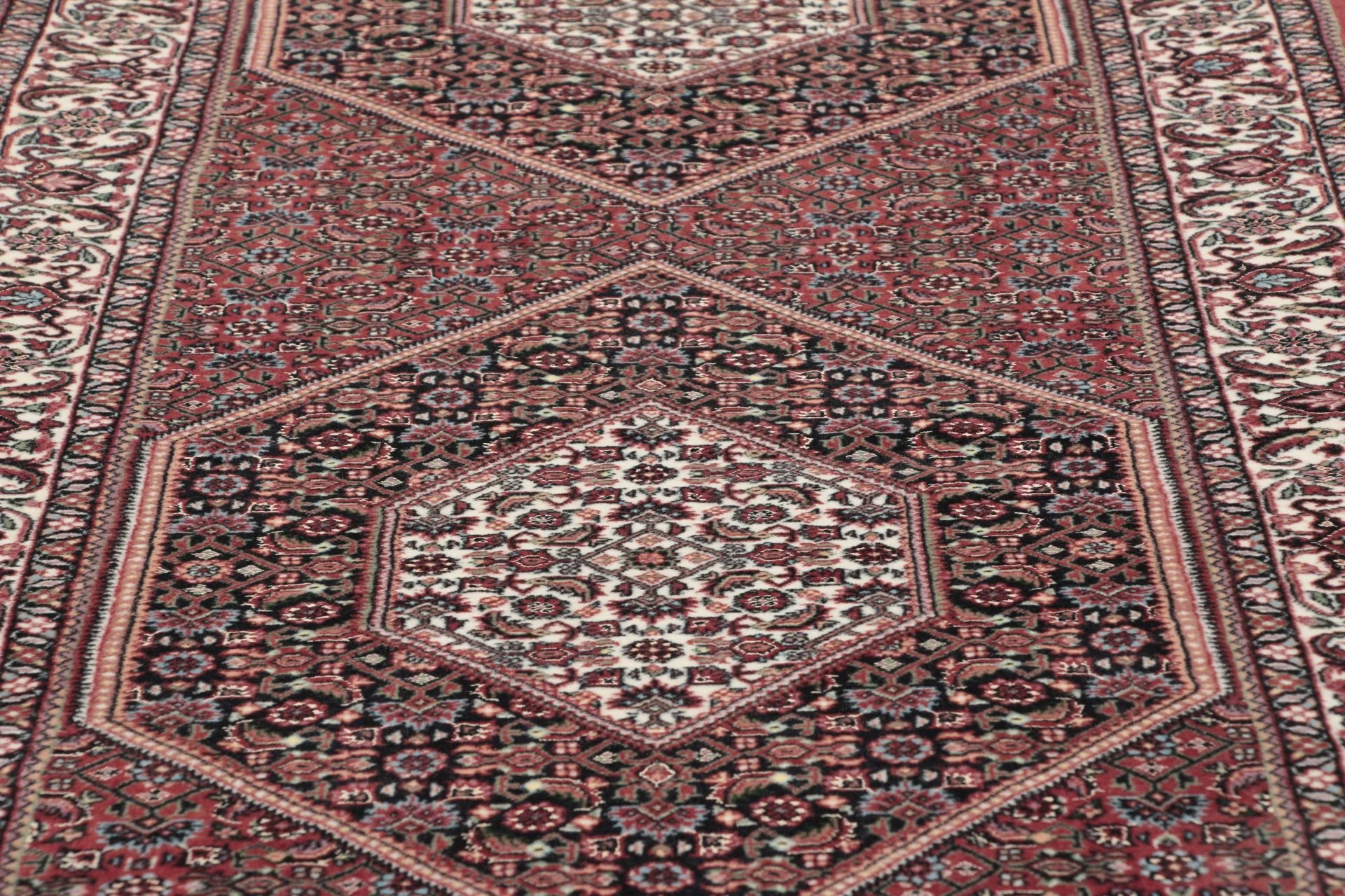 Handgeknüpfter Bijar Perserteppich 83 × 291 cm