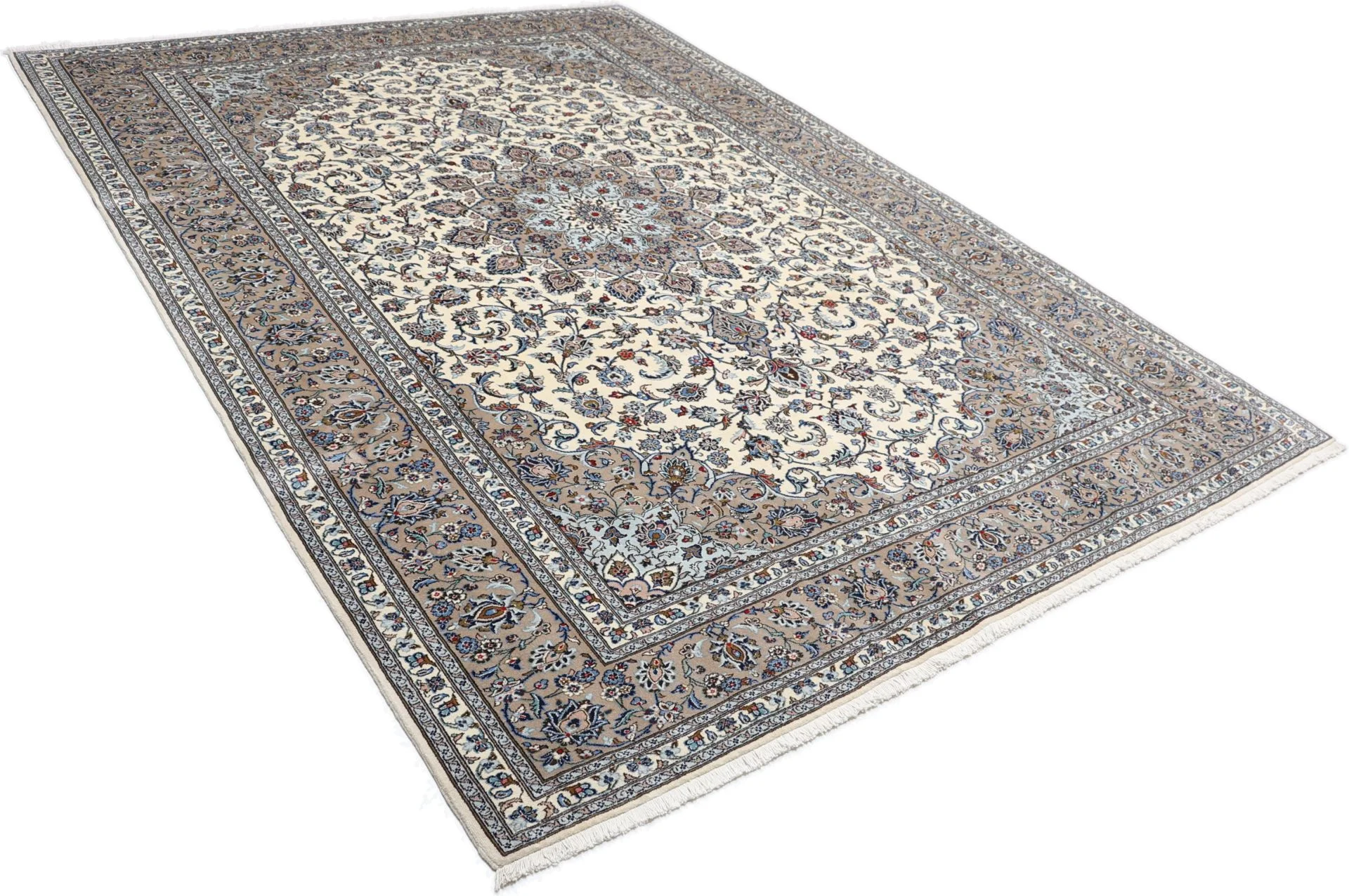 Kashan Perserteppich aus Iran, 252 × 348 cm