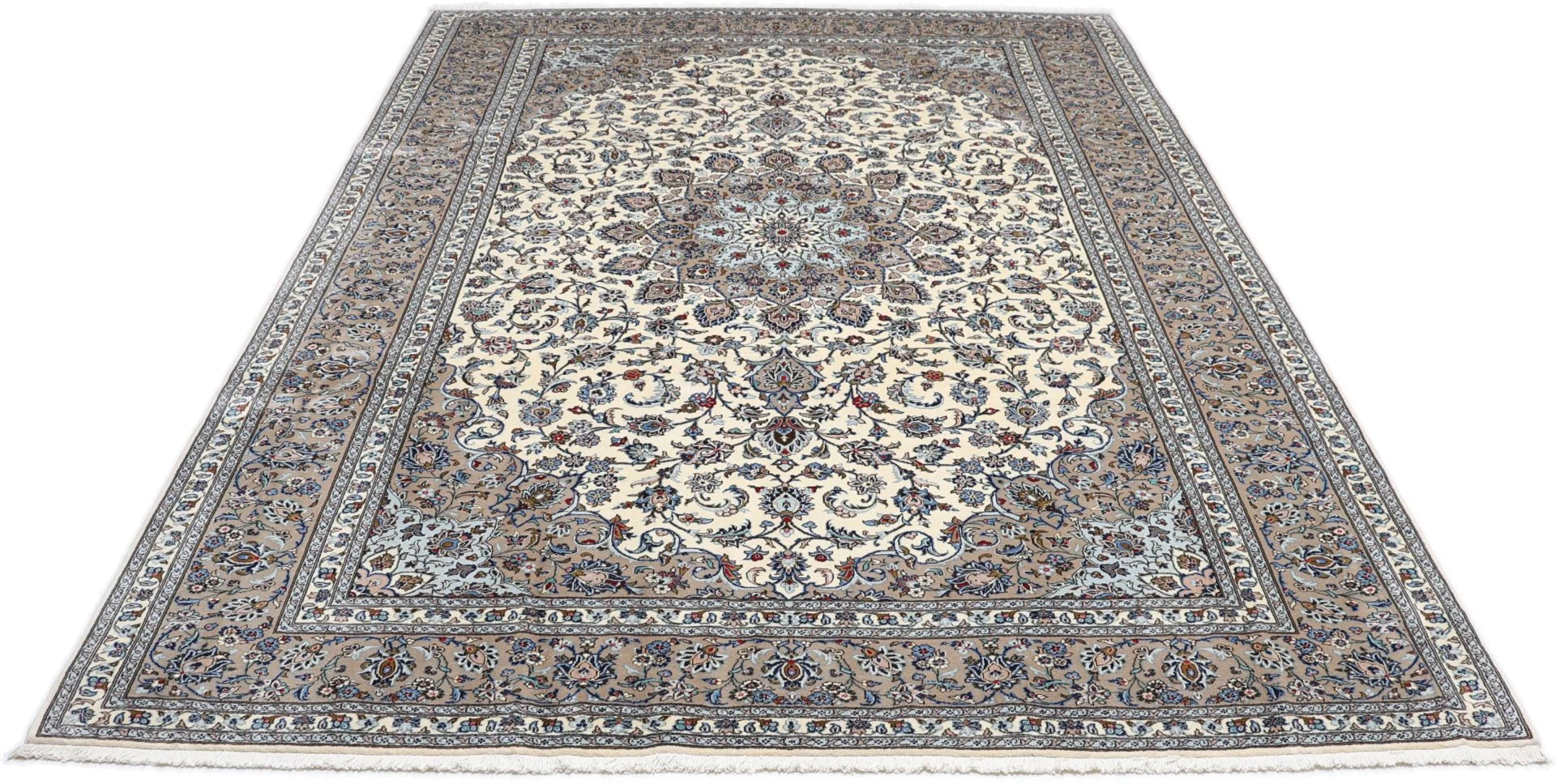 Kashan Perserteppich aus Iran, 252 × 348 cm
