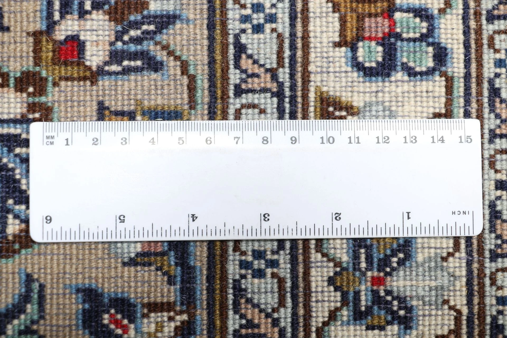 Kashan Perserteppich aus Iran, 252 × 348 cm