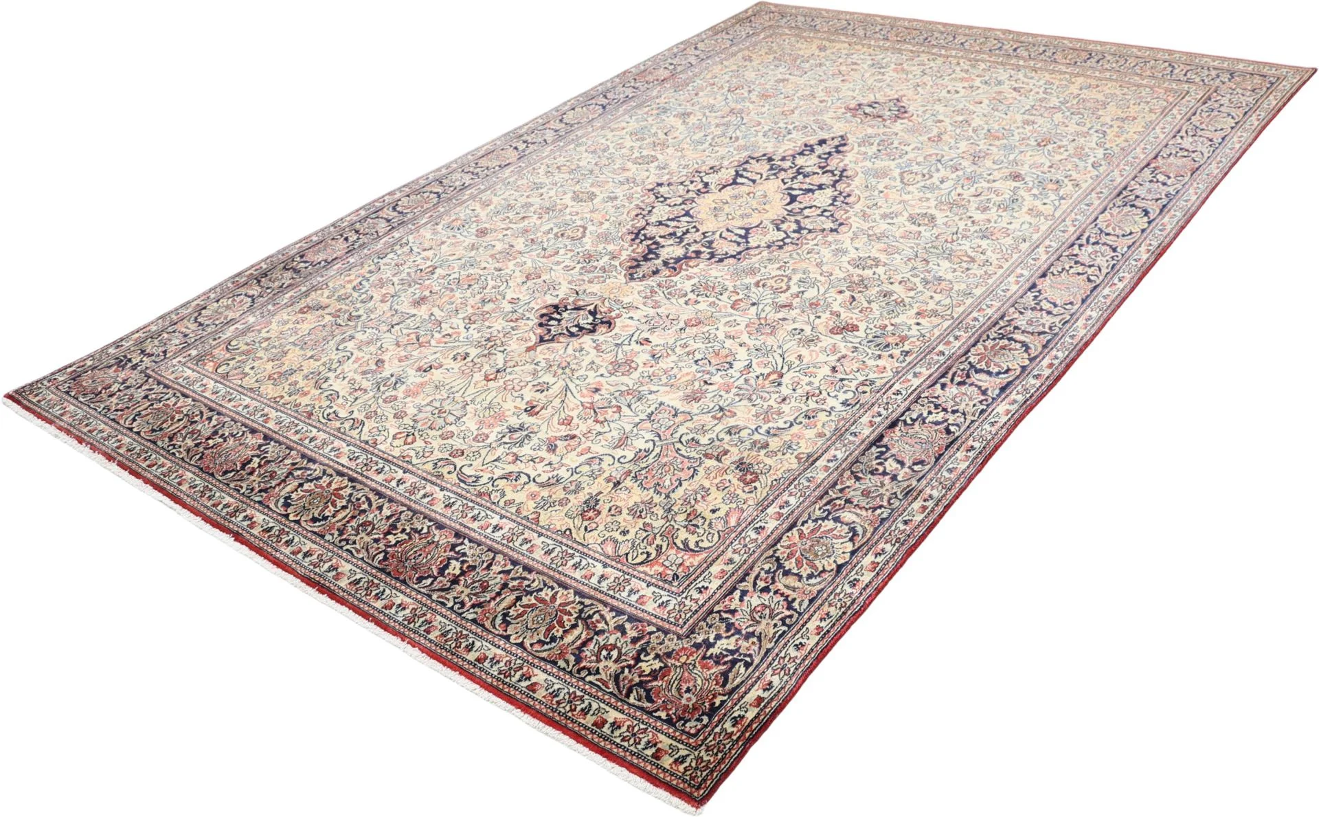 Handgeknüpfter Ghom Perserteppich 195 × 305 cm
