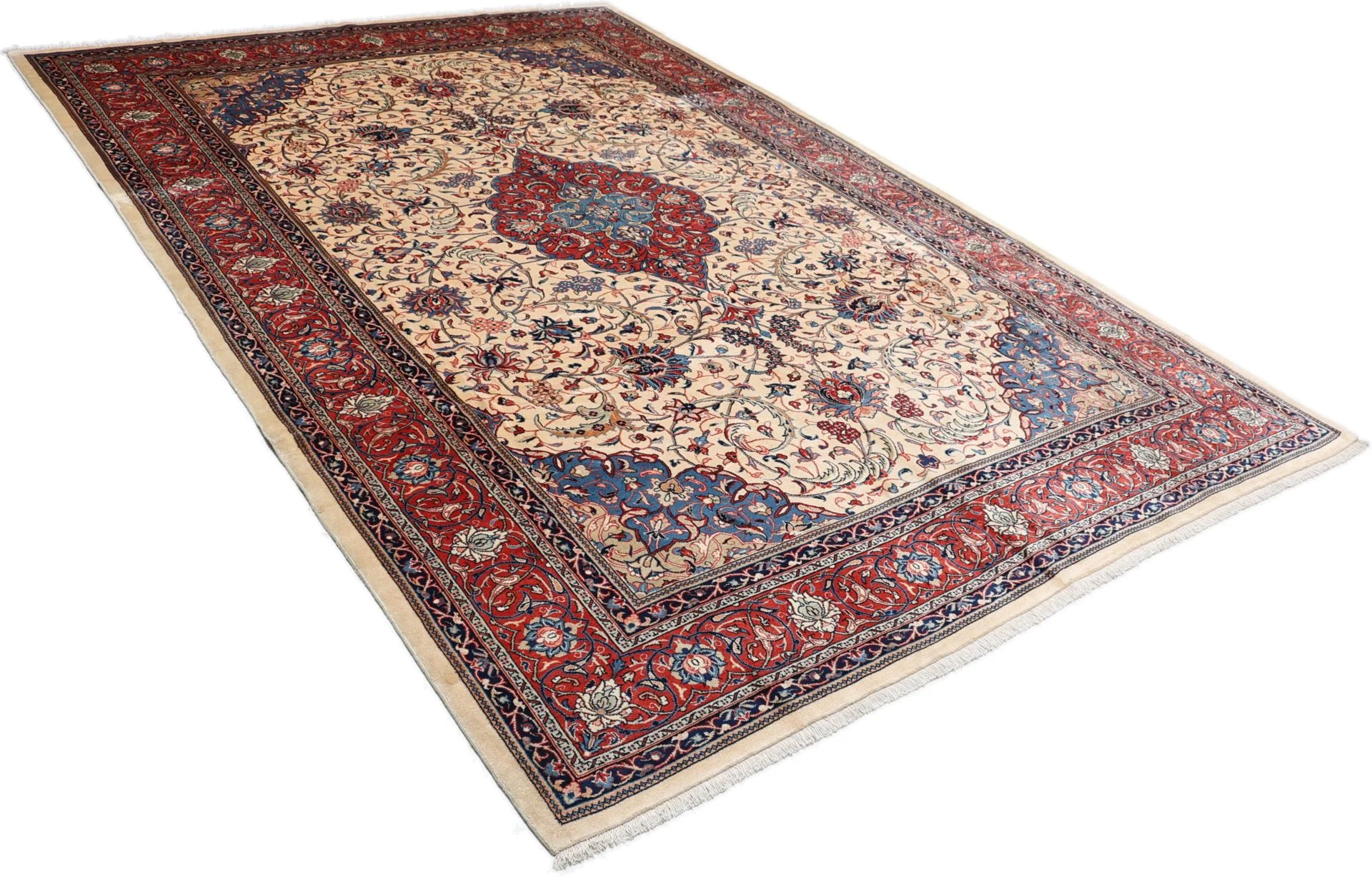 Handgeknüpfter Sarough Perserteppich 265 × 396 cm