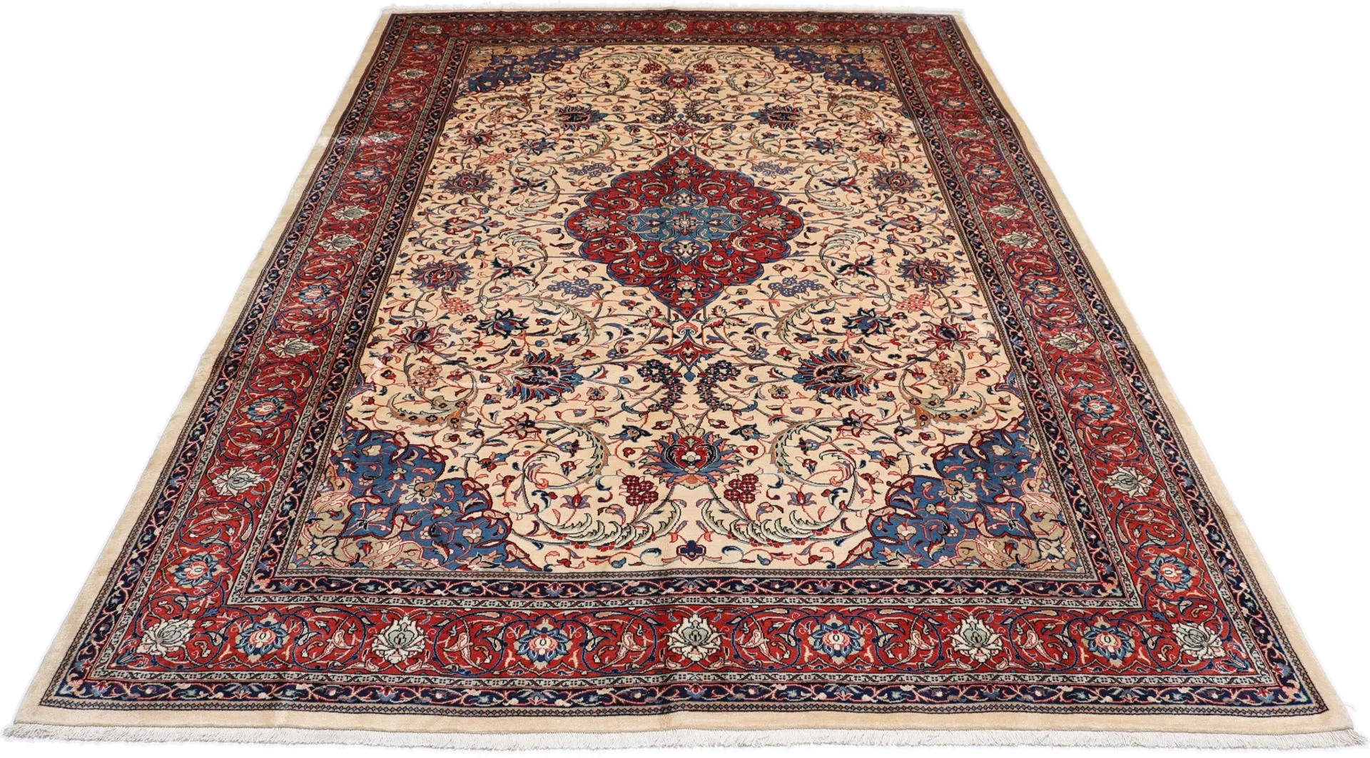 Handgeknüpfter Sarough Perserteppich 265 × 396 cm