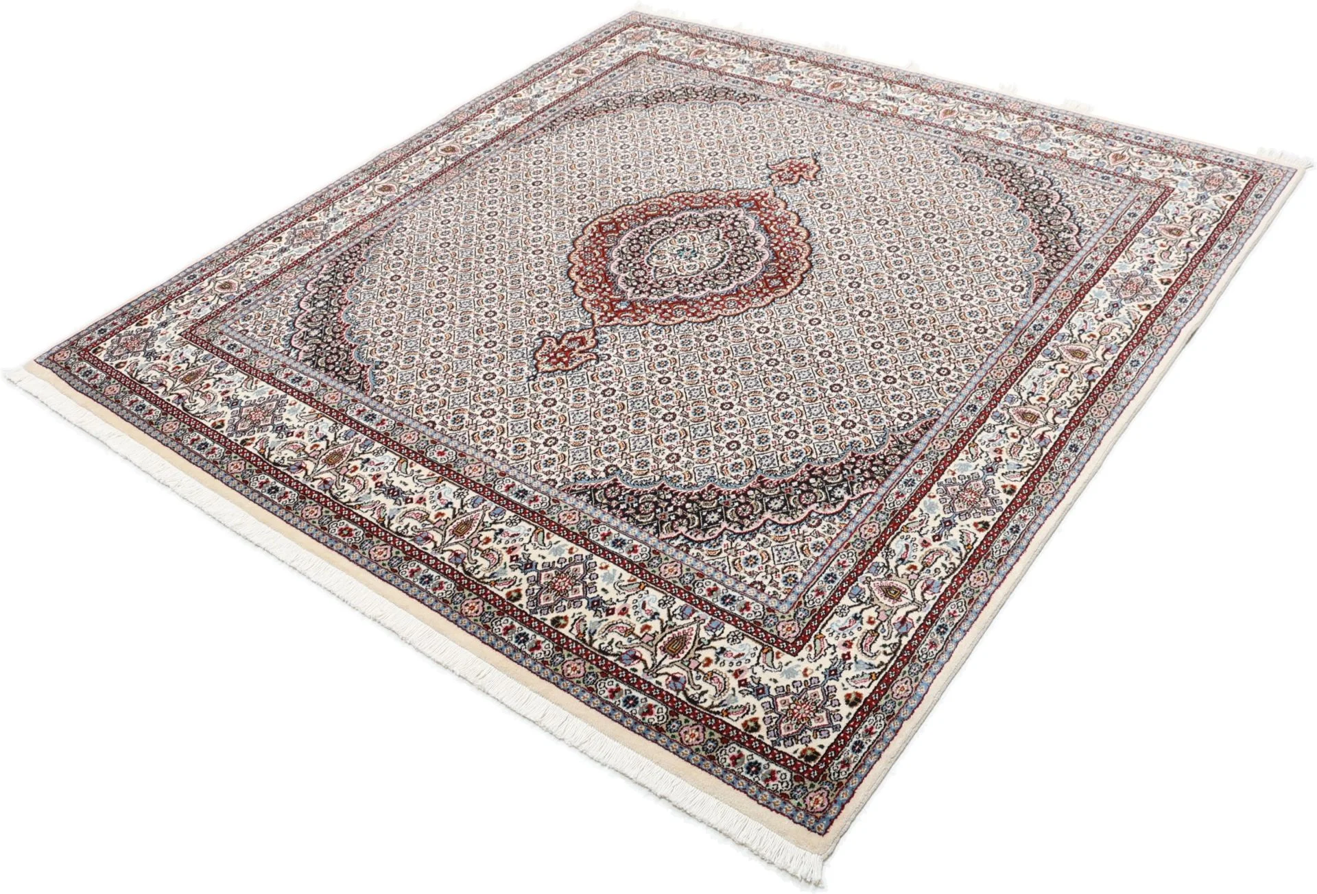 Handgeknüpfter Moud Perserteppich 197 × 205 cm