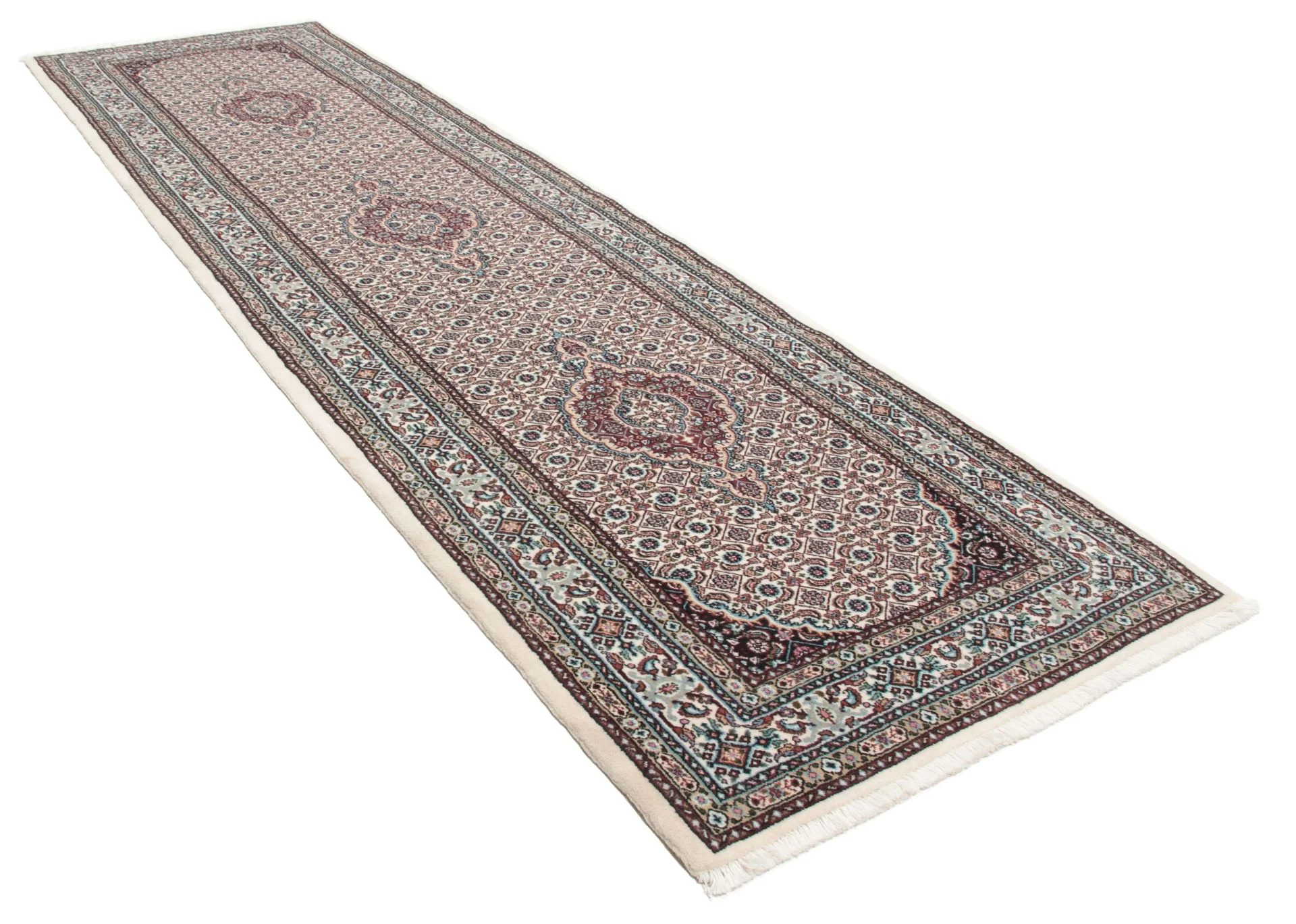 Moud Perserteppich aus Iran, 85 × 295 cm
