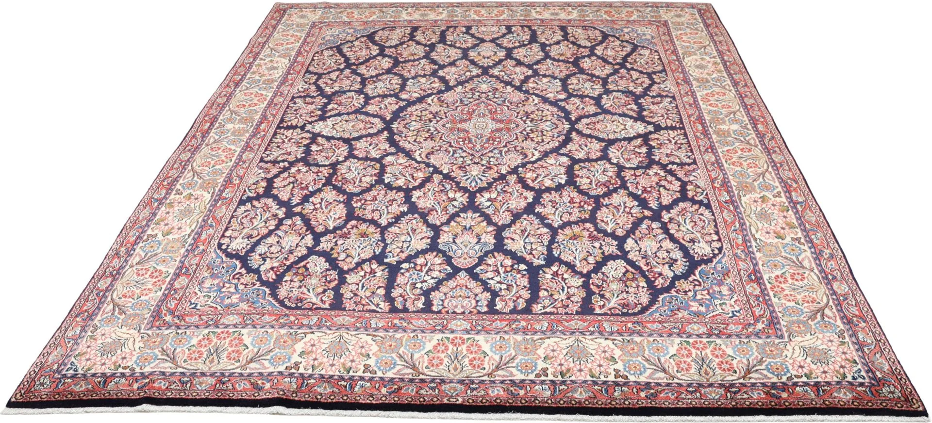 Handgeknüpfter Sarough Perserteppich, 240 × 313 cm, Wolle