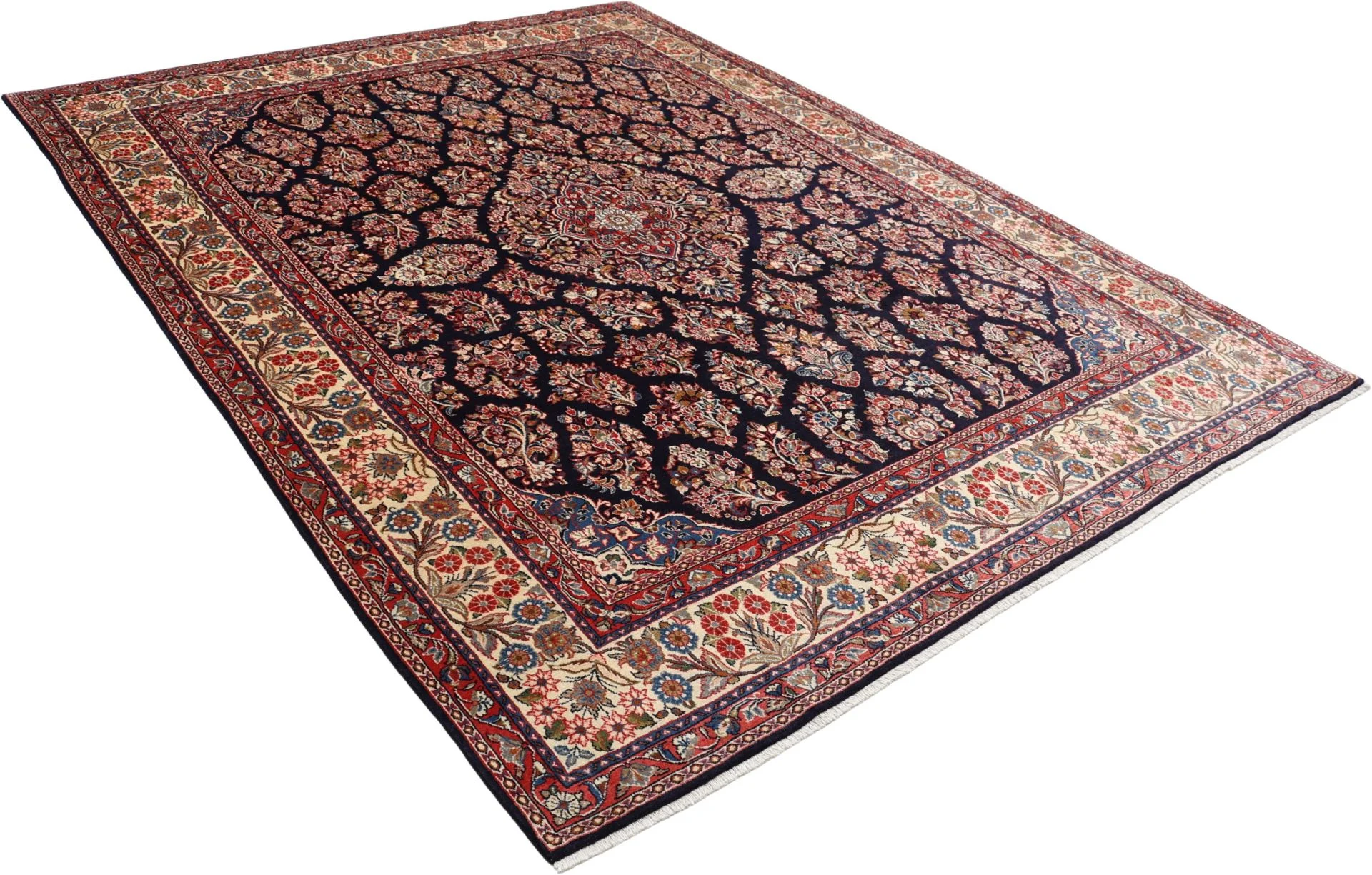Handgeknüpfter Sarough Perserteppich, 240 × 313 cm, Wolle
