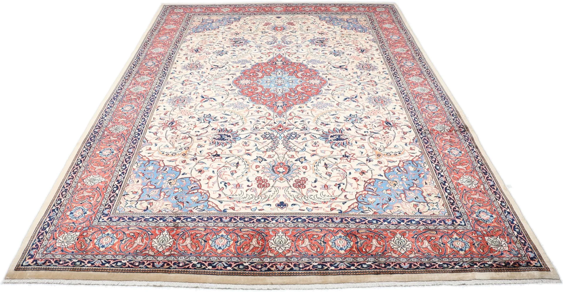 Sarough Perserteppich 265 × 378 cm aus Wolle, handgeknüpft