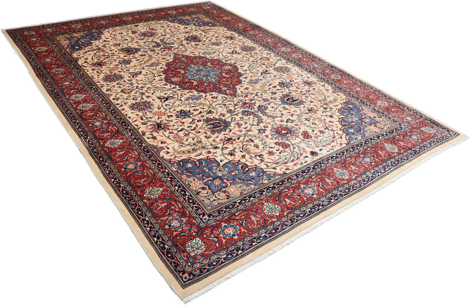 Sarough Perserteppich 265 × 378 cm aus Wolle, handgeknüpft
