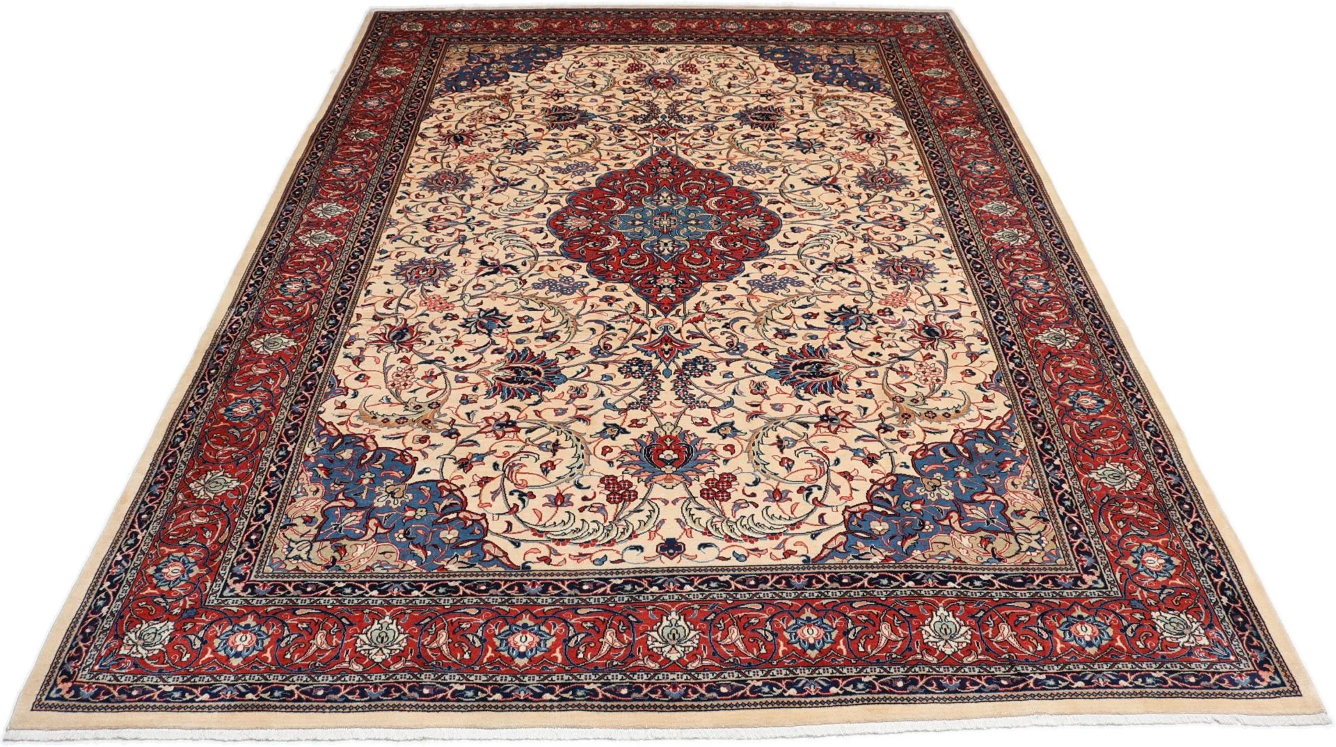 Sarough Perserteppich 265 × 378 cm aus Wolle, handgeknüpft