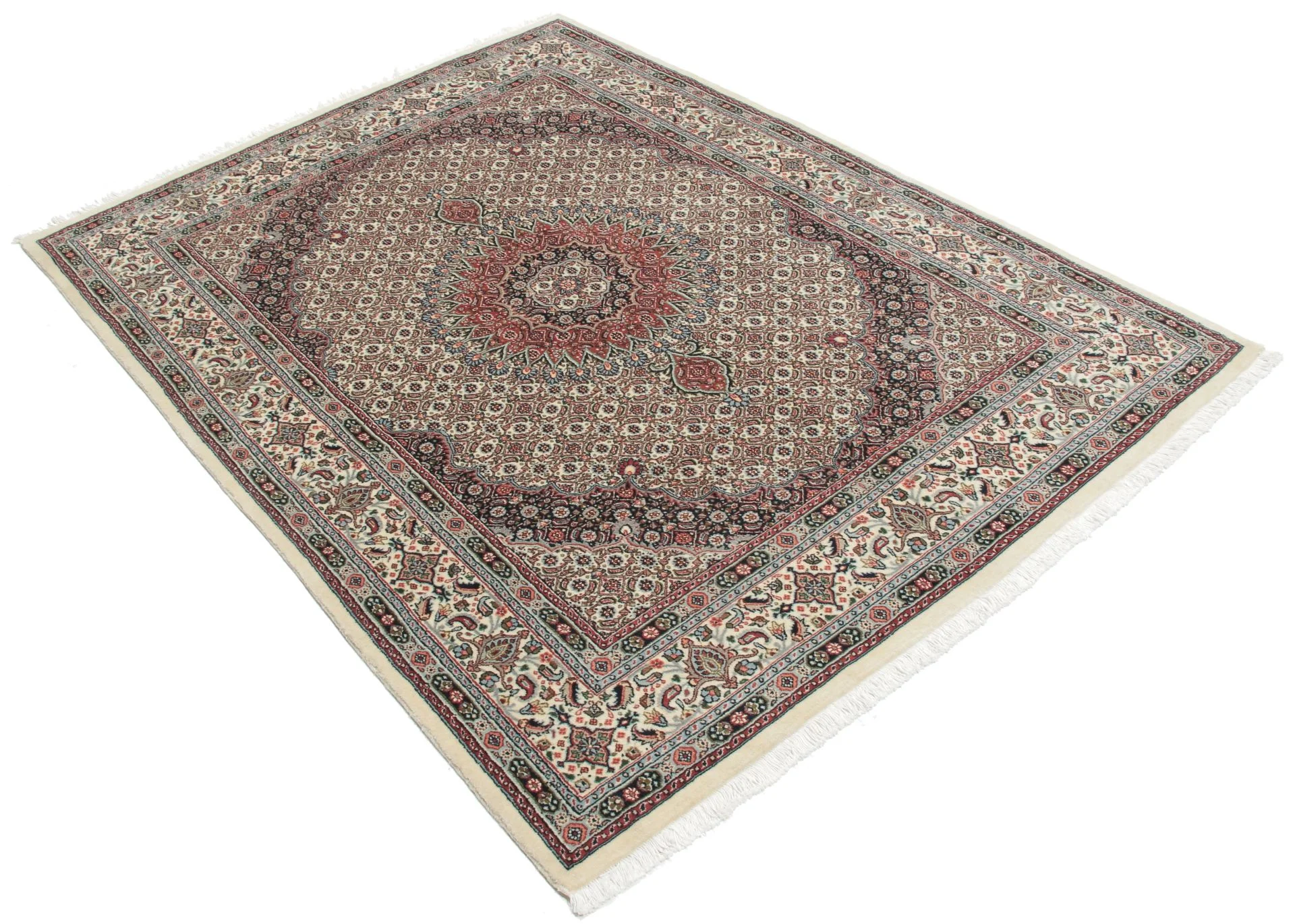 Moud Perserteppich aus Iran, 150 × 205 cm