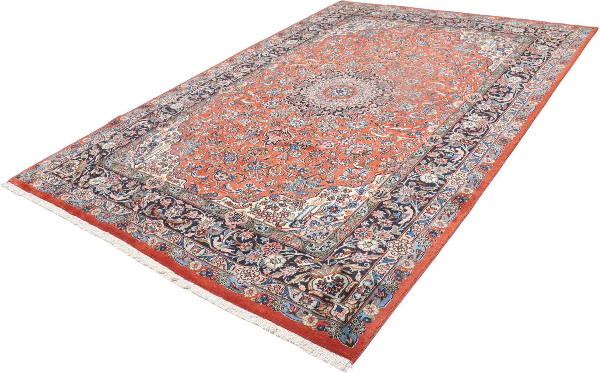 Handgeknüpfter Sarough Perserteppich, 202 × 298 cm, Wolle