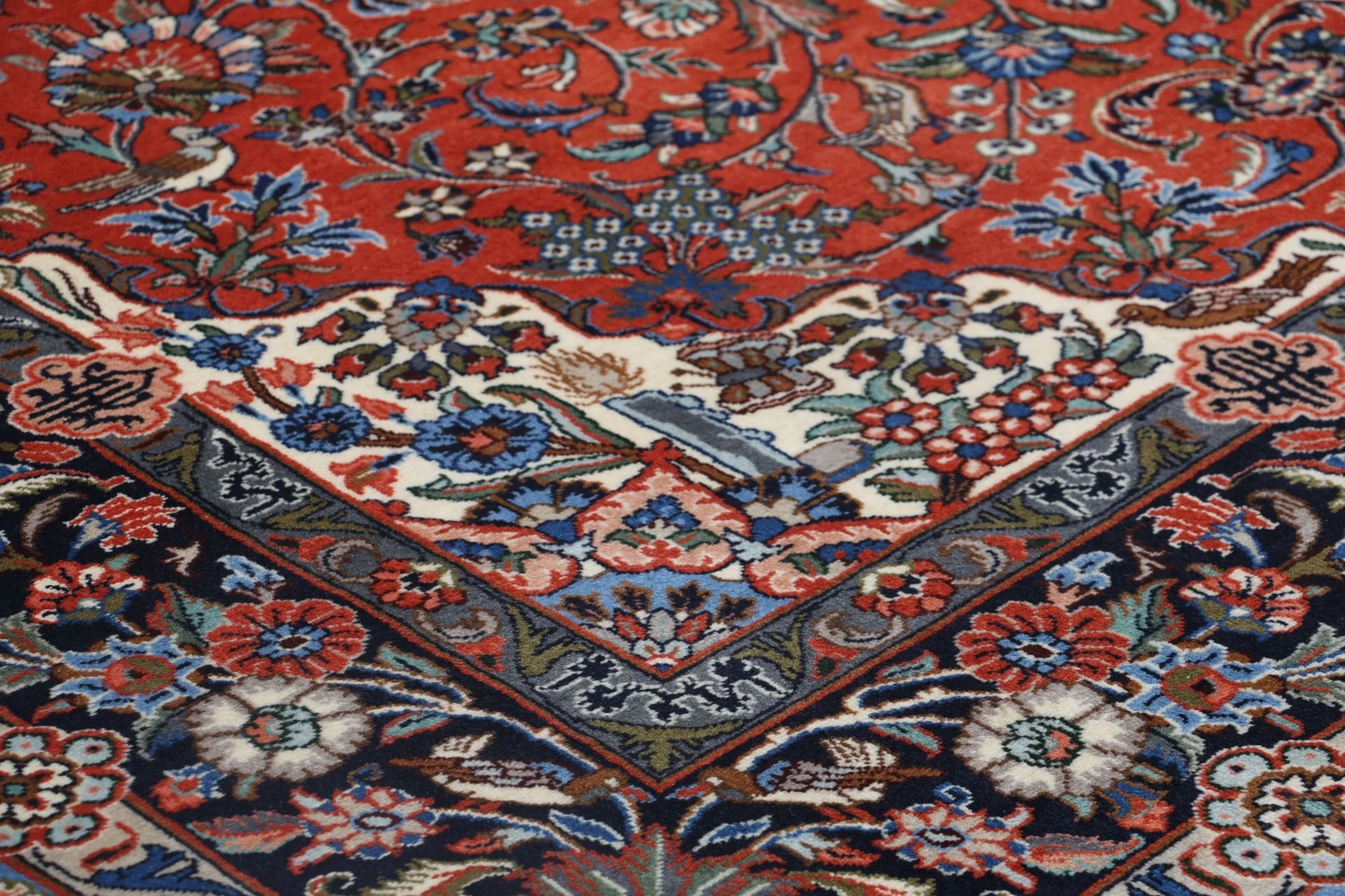 Handgeknüpfter Sarough Perserteppich, 202 × 298 cm, Wolle