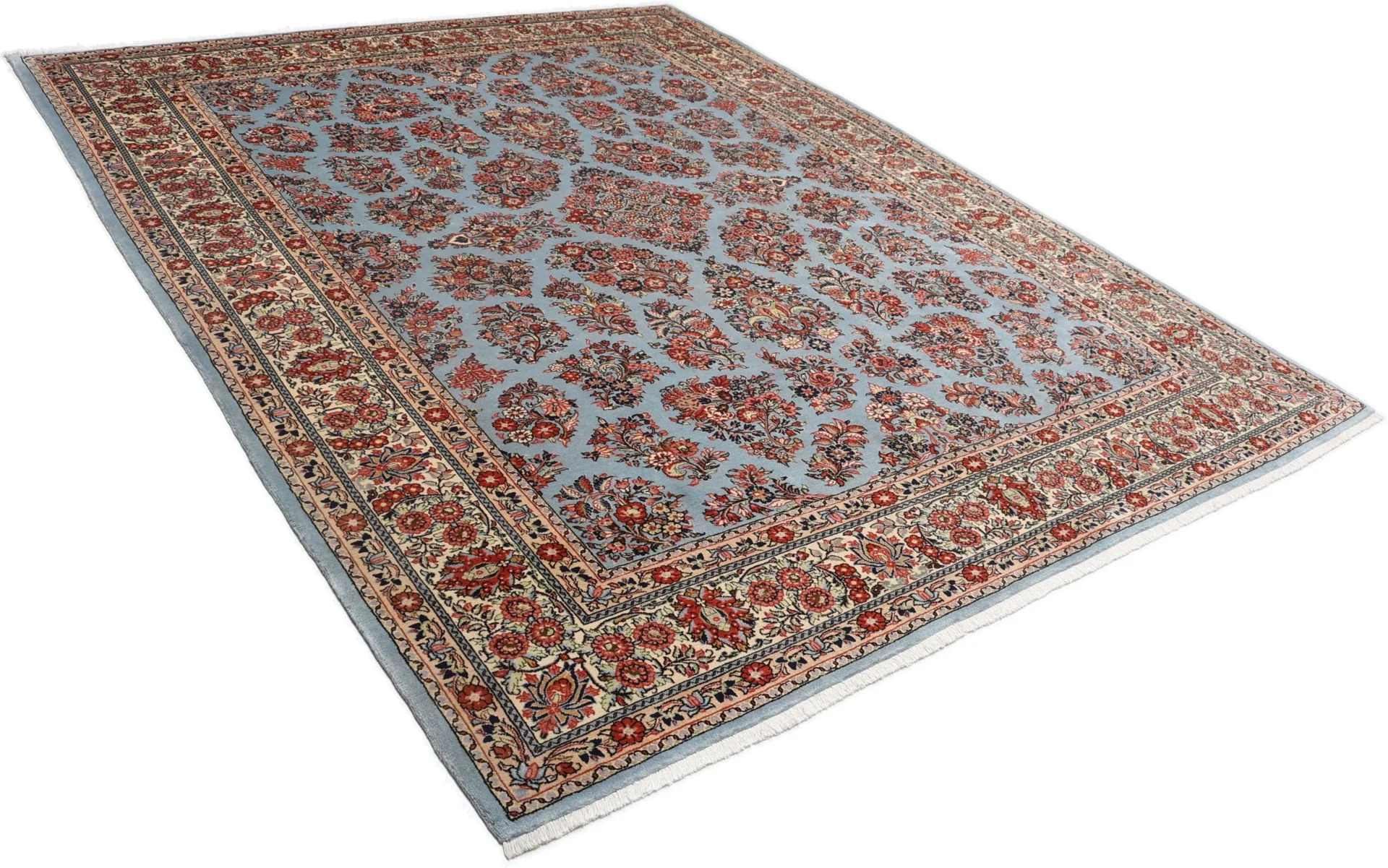 Handgeknüpfter Sarough Perserteppich, 274 × 337 cm, Wolle