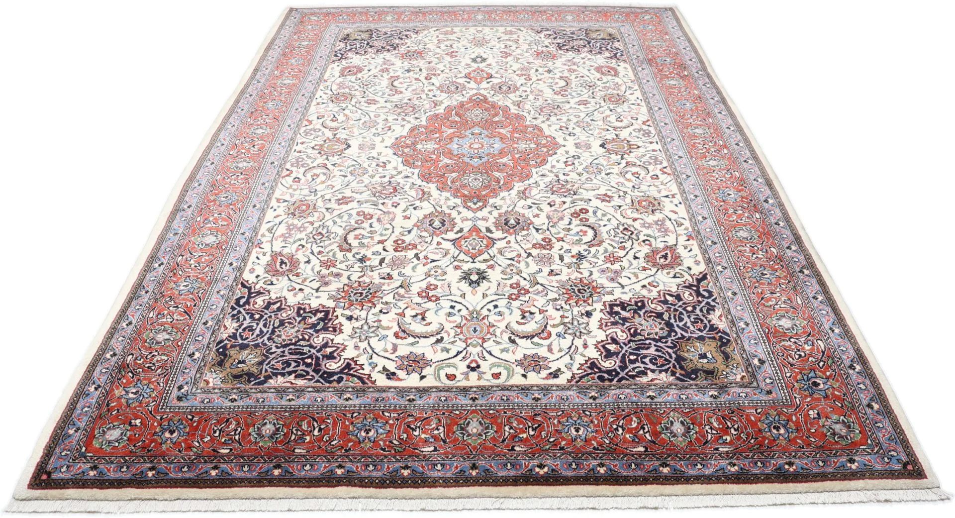 Handgeknüpfter Sarough Perserteppich, 220 × 327 cm, Wolle