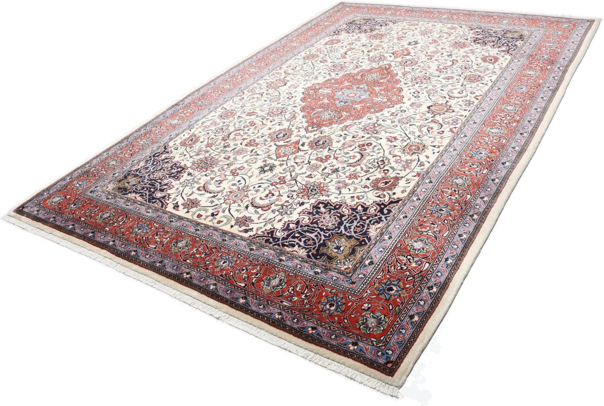 Handgeknüpfter Sarough Perserteppich, 220 × 327 cm, Wolle