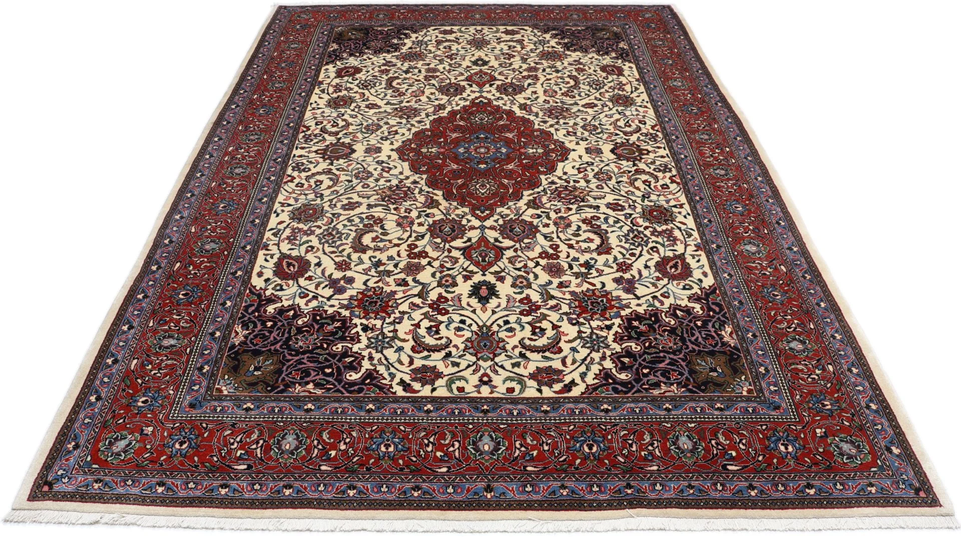 Handgeknüpfter Sarough Perserteppich, 220 × 327 cm, Wolle
