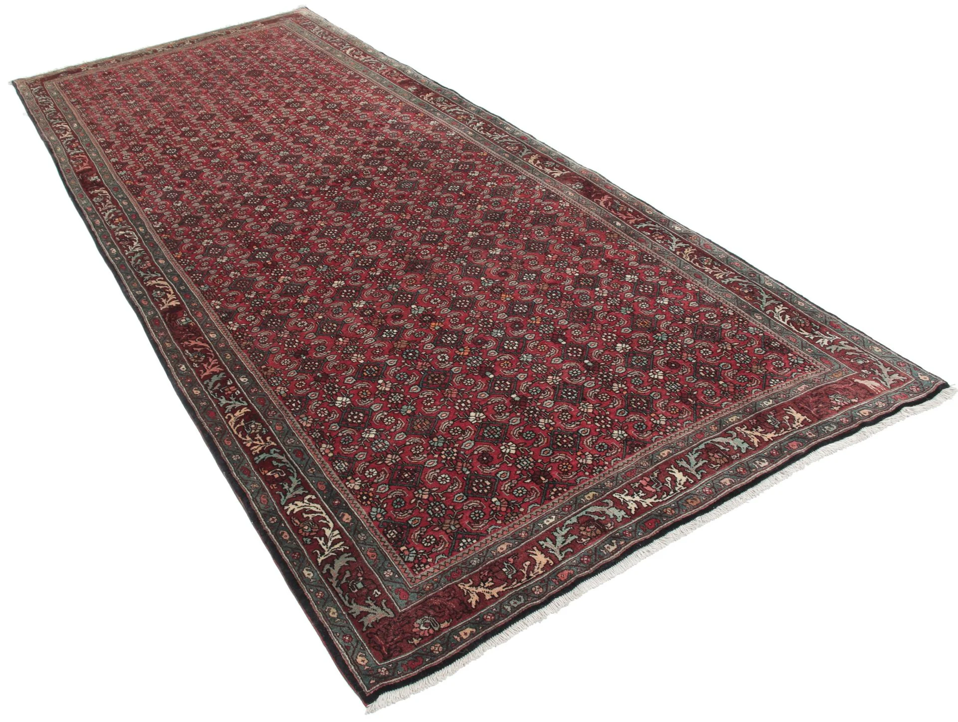 perserteppich-bidjar-155-x-395-cm-schurwolle-handgeknupft-laufer-1 Handgeknüpfter Bijar Perserteppich, 155 × 395 cm, Wolle