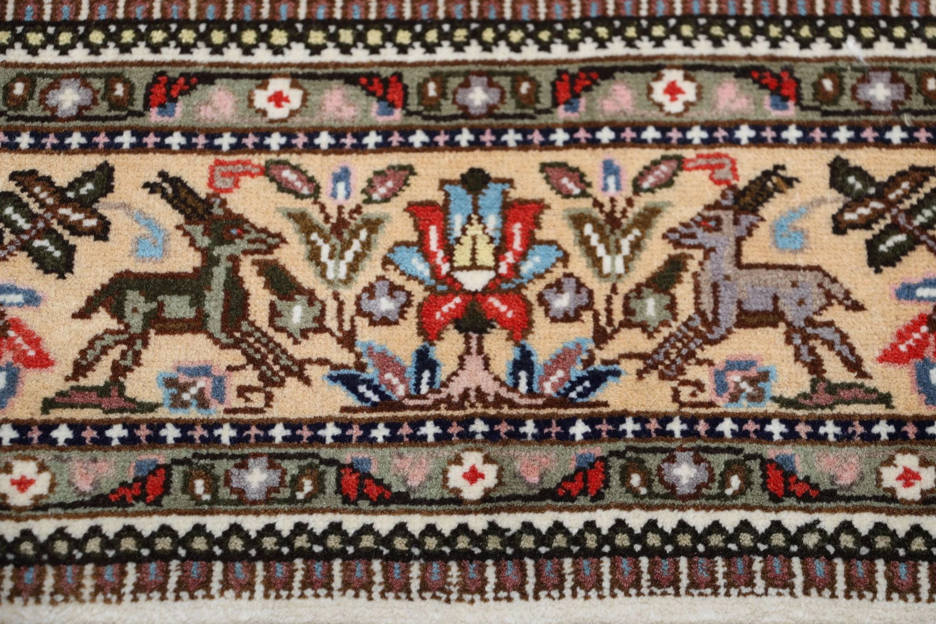 Täbriz Perserteppich aus Iran, 205 × 205 cm