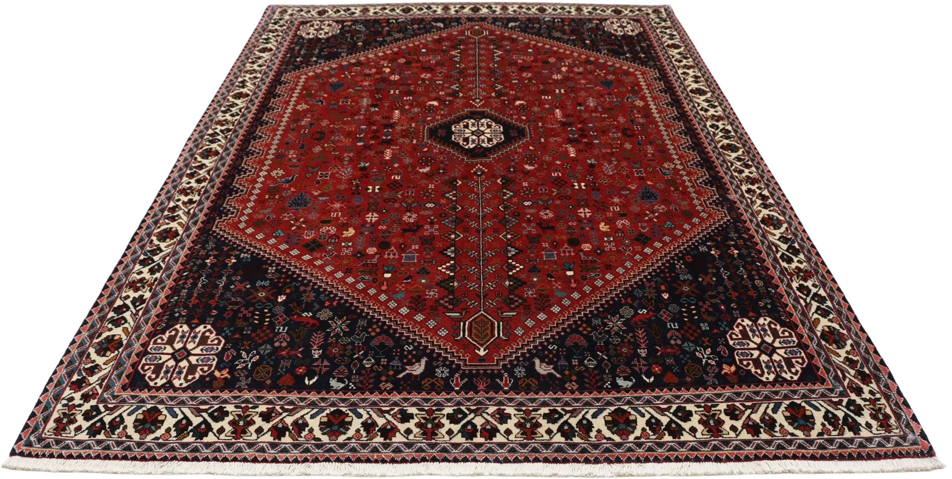 Handgeknüpfter Perserteppich 168 × 247 cm
