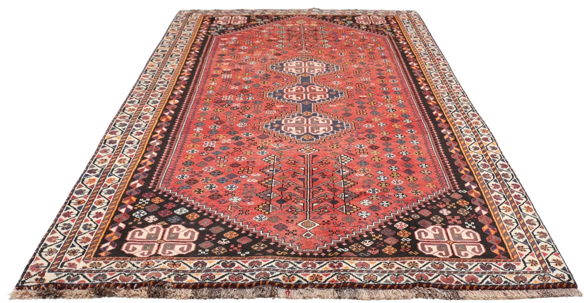 Qashqai Perserteppich aus Iran, 160 × 260 cm