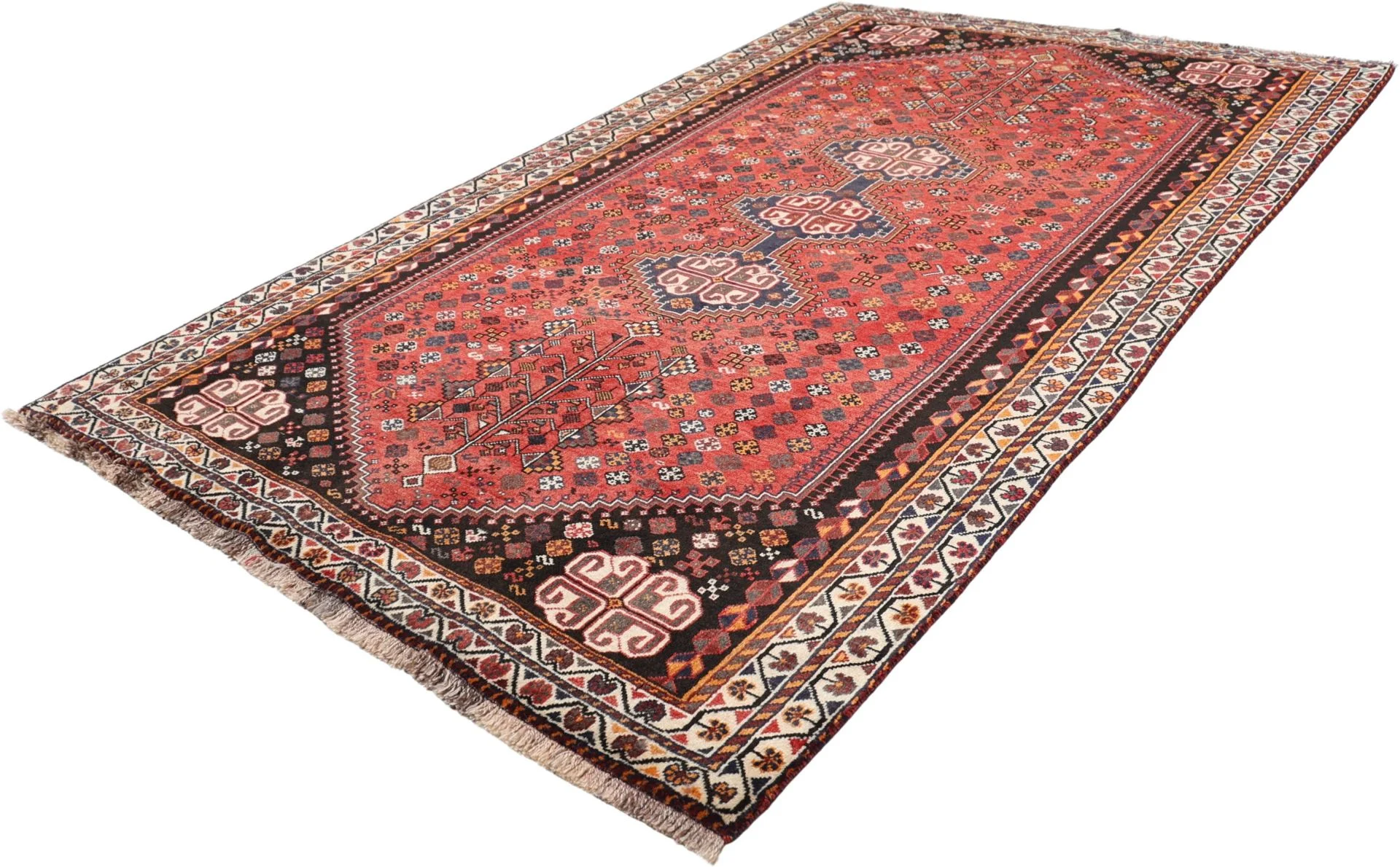 Qashqai Perserteppich aus Iran, 160 × 260 cm