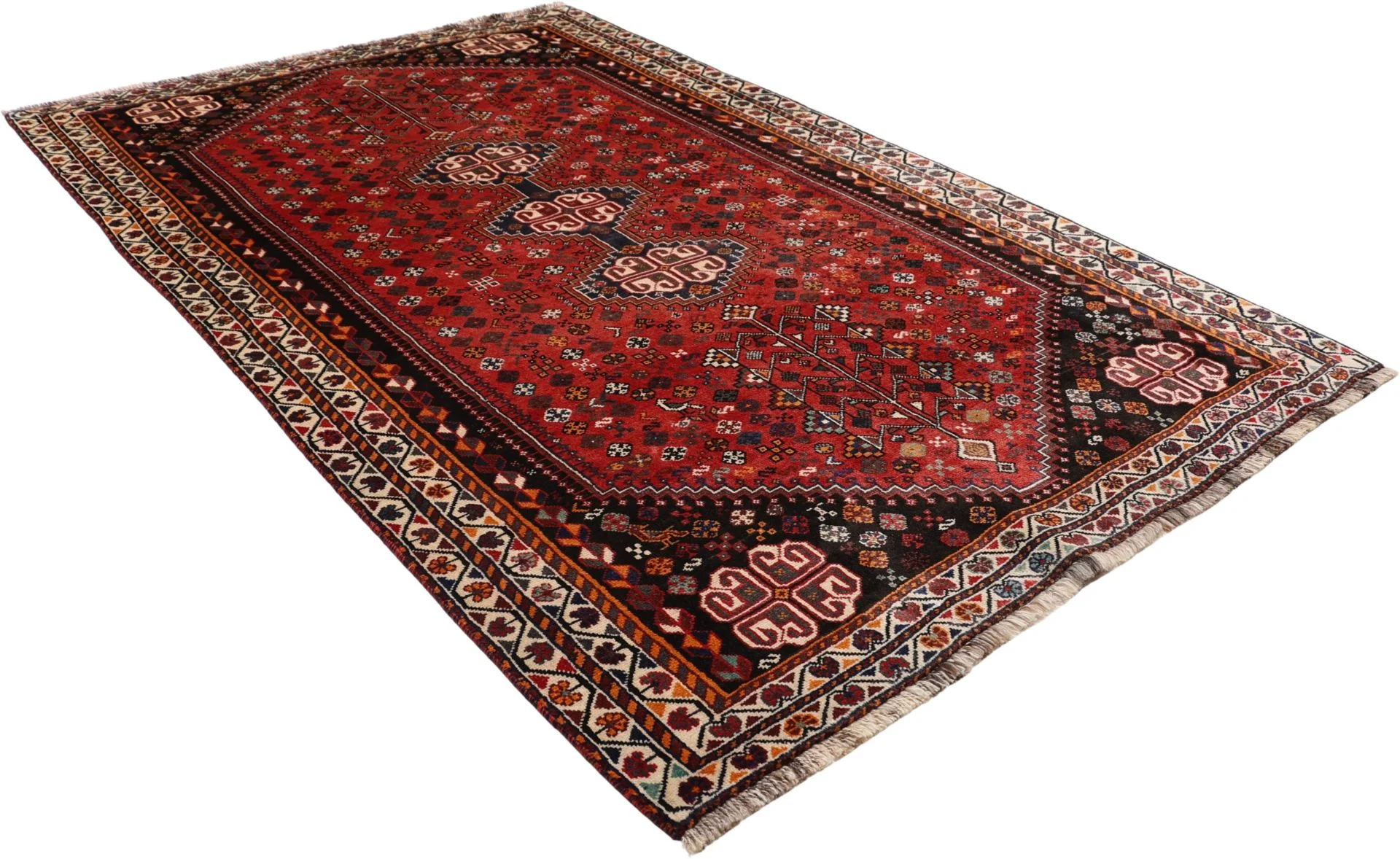 Qashqai Perserteppich aus Iran, 160 × 260 cm