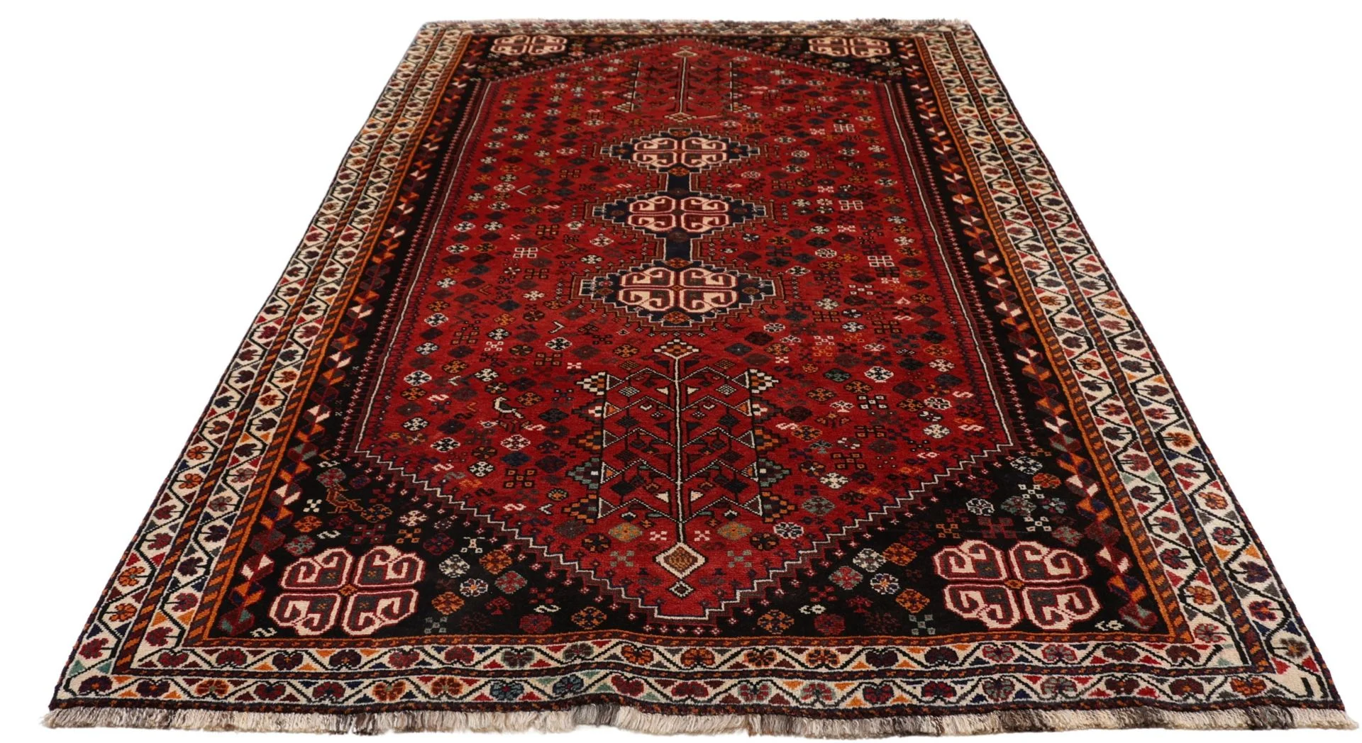 Qashqai Perserteppich aus Iran, 160 × 260 cm