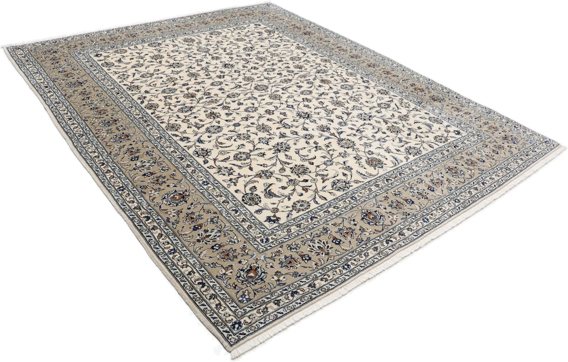 Kashan Perserteppich aus Iran, 253 × 305 cm