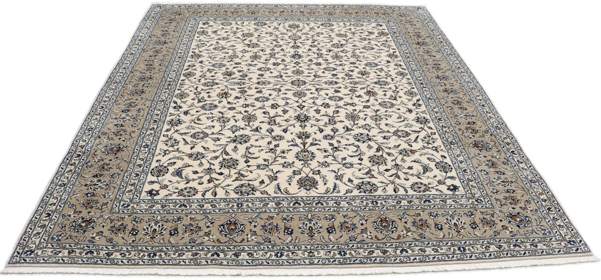 Kashan Perserteppich aus Iran, 253 × 305 cm