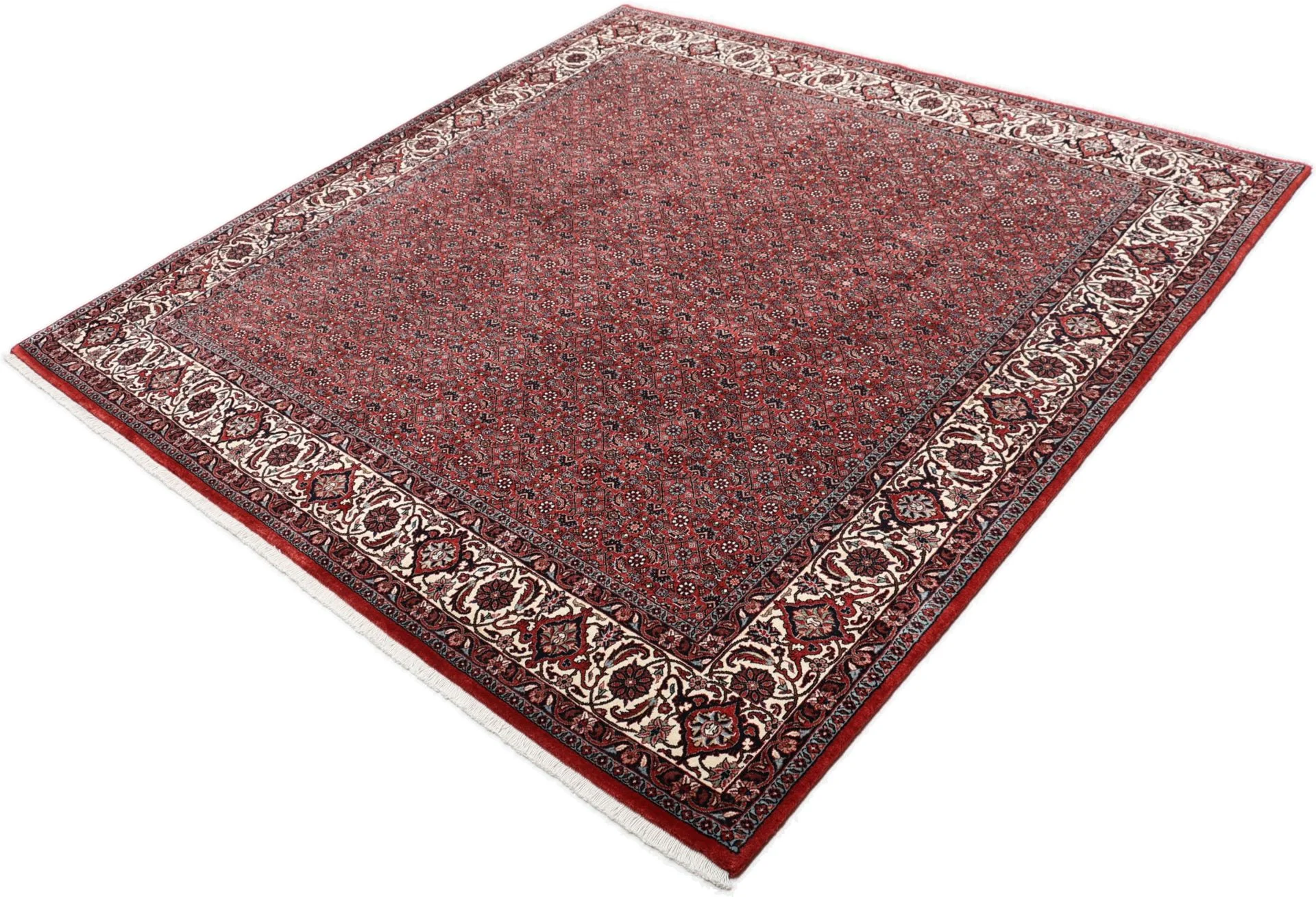 Handgeknüpfter Bijar Perserteppich, 204 × 205 cm, Wolle
