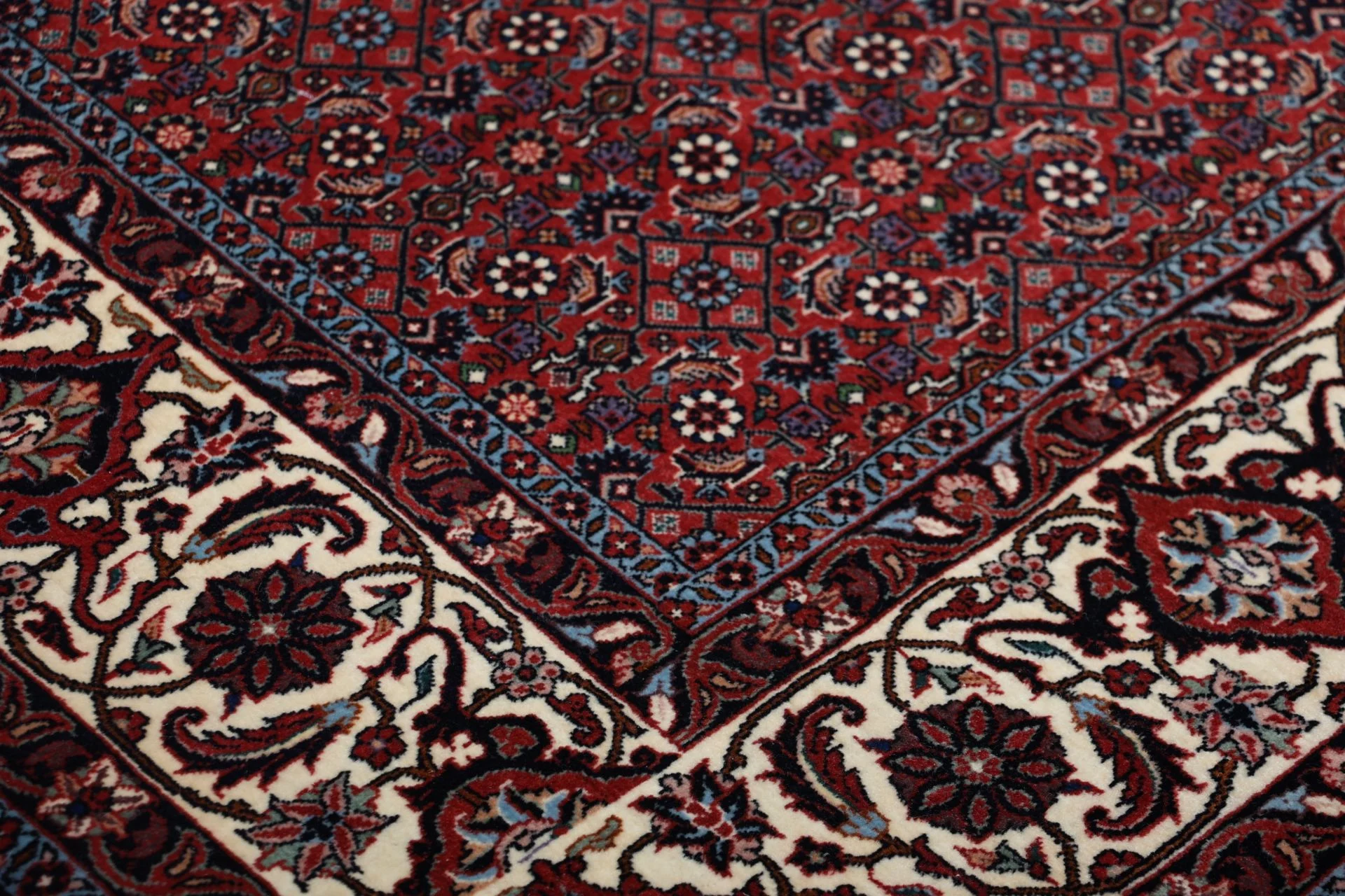 Handgeknüpfter Bijar Perserteppich, 204 × 205 cm, Wolle