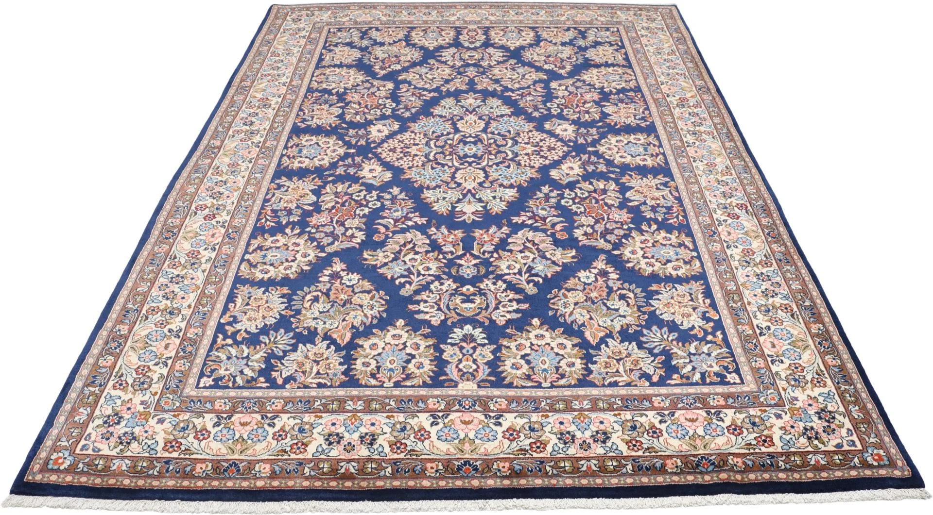 Sarough Perserteppich 218 × 315 cm aus Wolle, handgeknüpft
