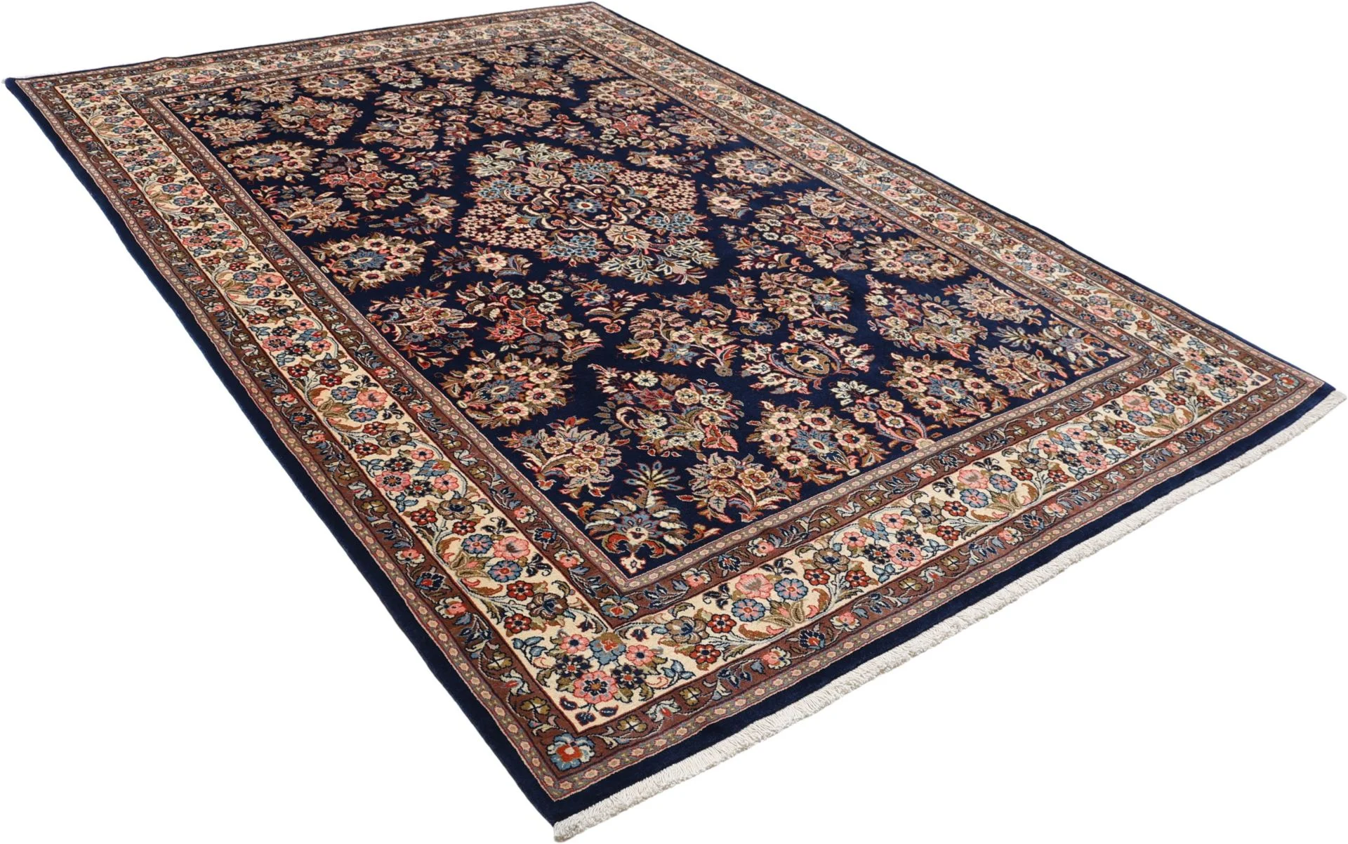 Sarough Perserteppich 218 × 315 cm aus Wolle, handgeknüpft