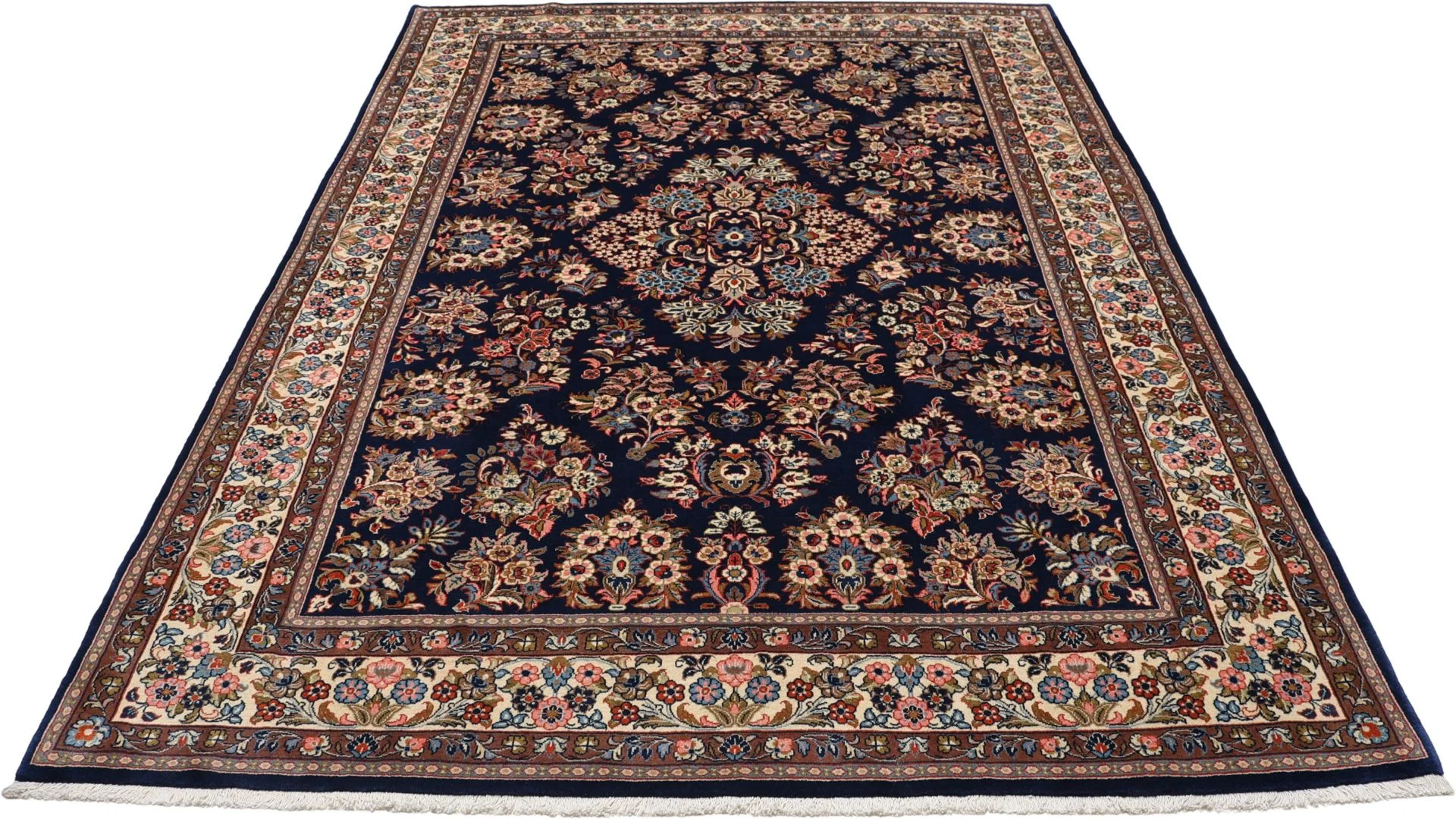Sarough Perserteppich 218 × 315 cm aus Wolle, handgeknüpft