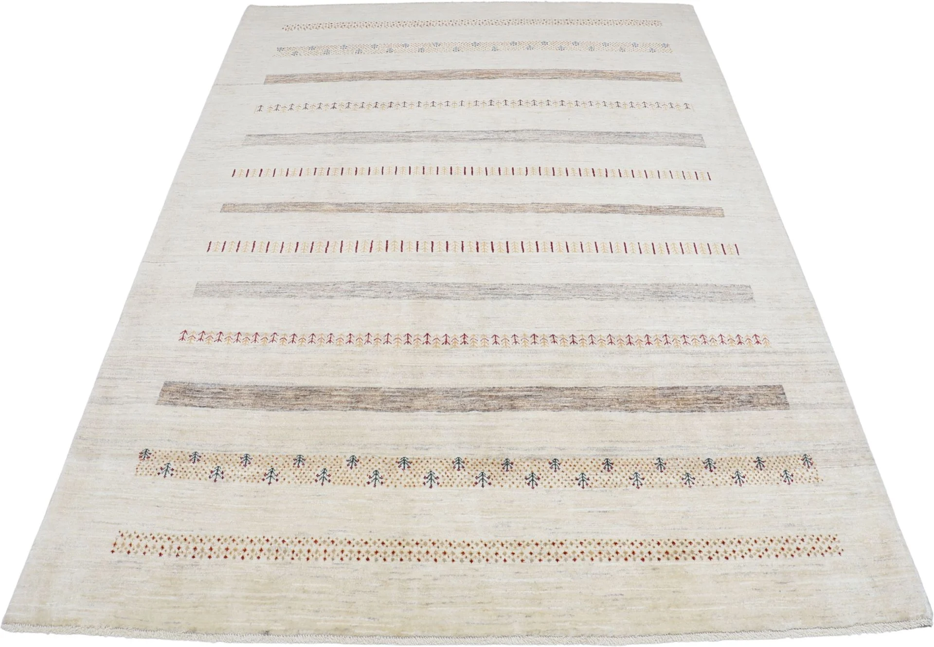 Loribaft Perserteppich 198 × 288 cm aus Wolle, handgeknüpft