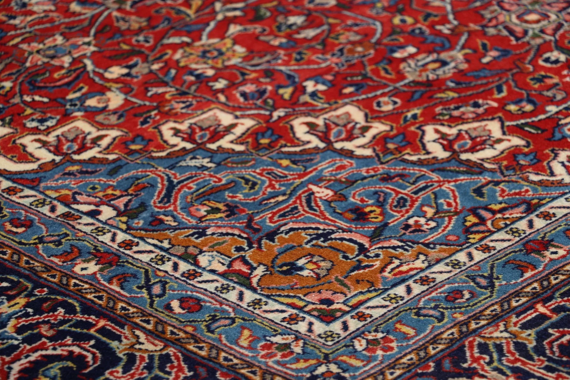 Sarough Perserteppich 255 × 353 cm aus Wolle, handgeknüpft