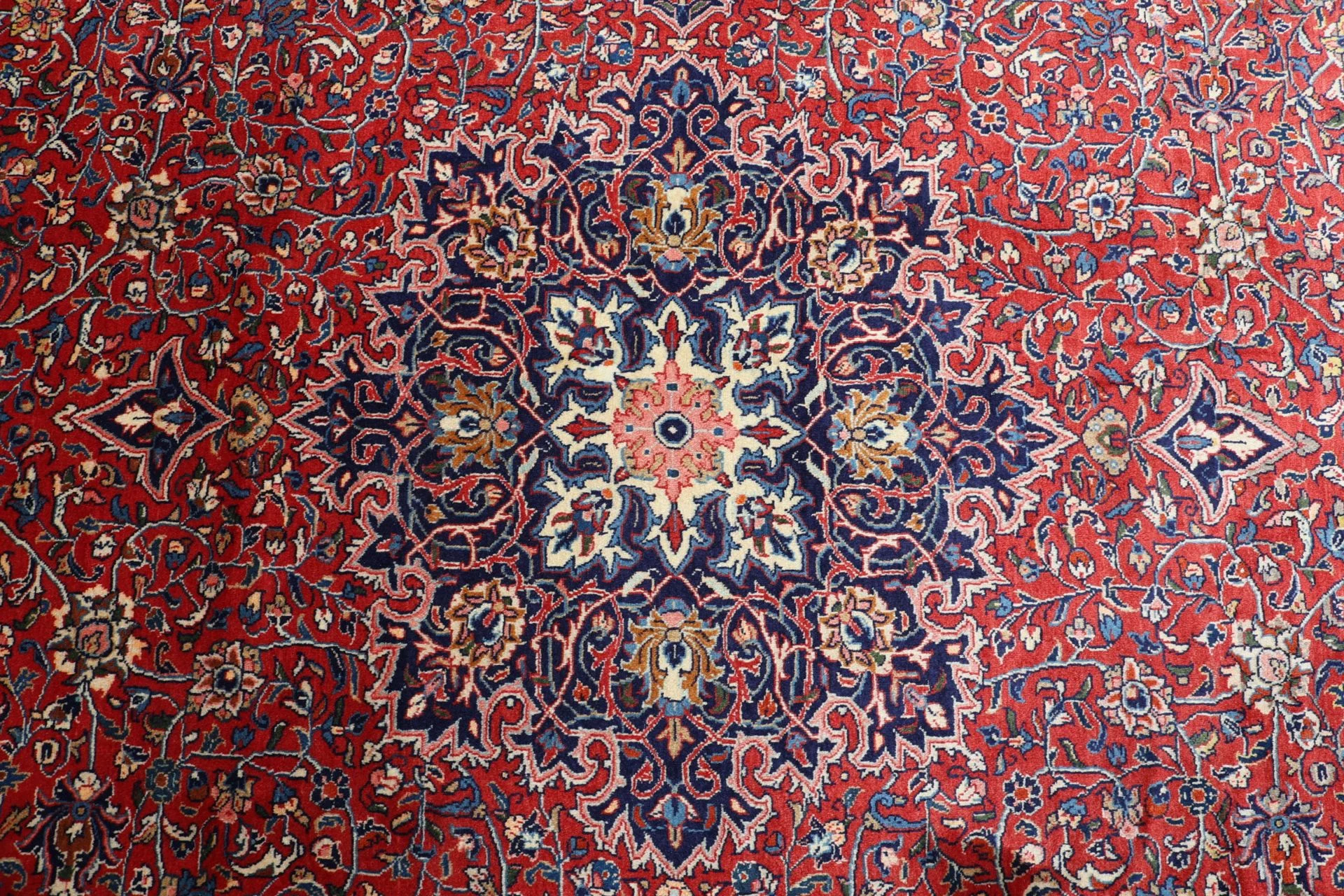 Sarough Perserteppich 255 × 353 cm aus Wolle, handgeknüpft
