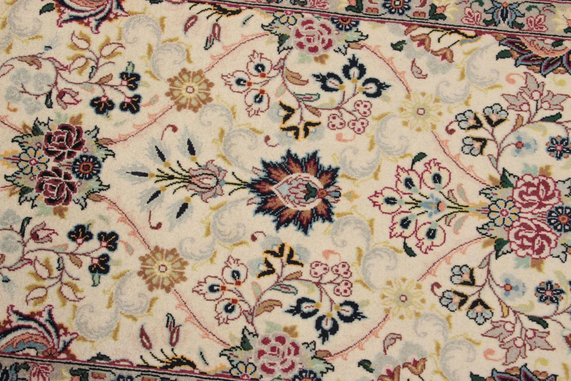 Handgeknüpfter Kashan Perserteppich, 75 × 292 cm, Wolle