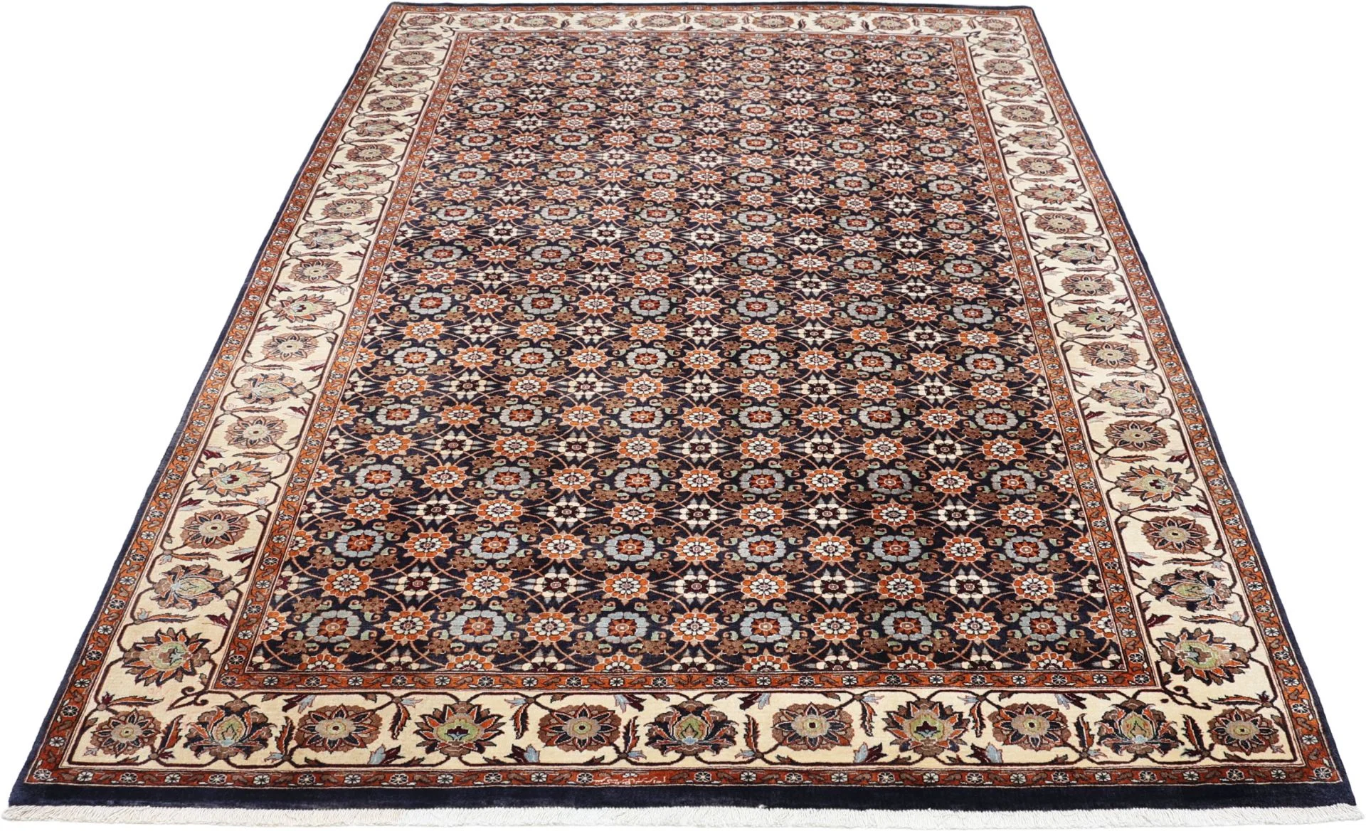 Perserteppich 202 × 280 cm aus Wolle, handgeknüpft