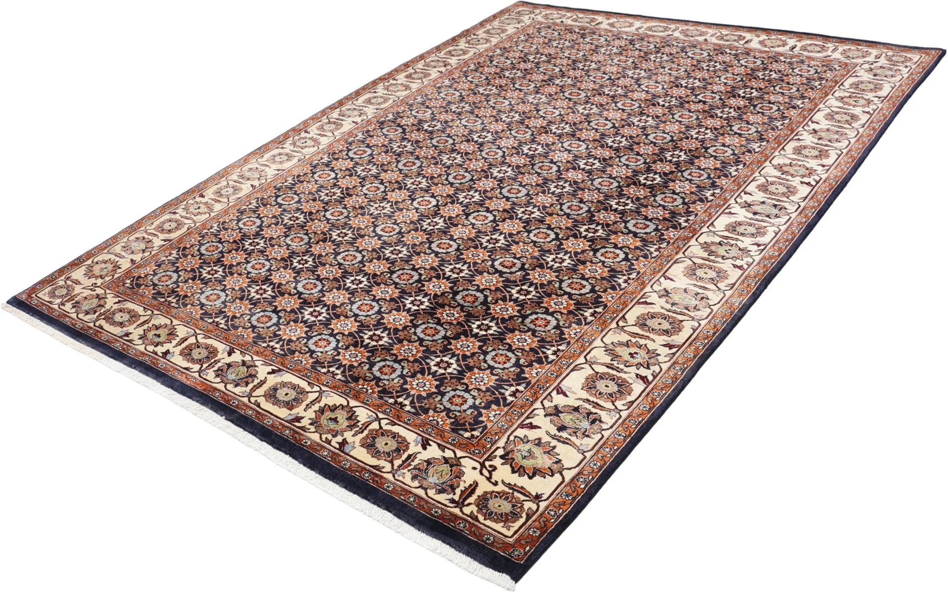 Perserteppich 202 × 280 cm aus Wolle, handgeknüpft