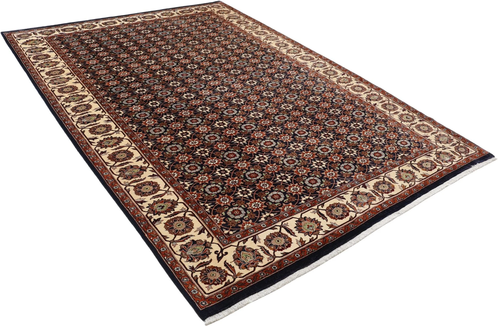 Perserteppich 202 × 280 cm aus Wolle, handgeknüpft