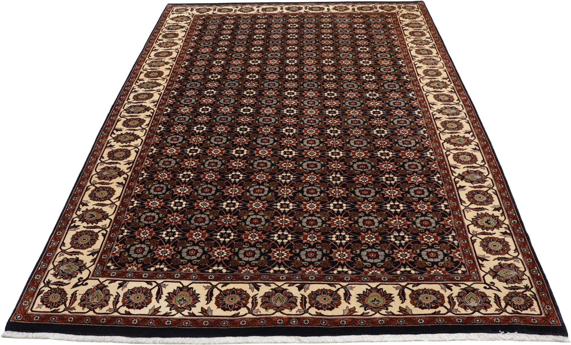 Perserteppich 202 × 280 cm aus Wolle, handgeknüpft