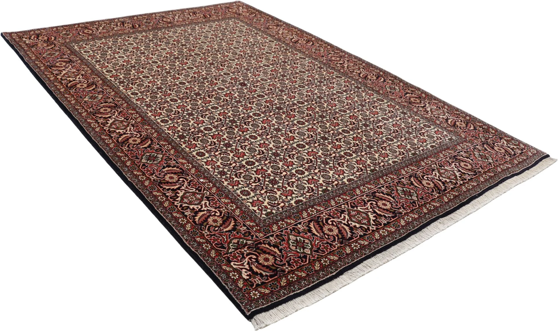 Bijar Perserteppich aus Iran, 167 × 243 cm