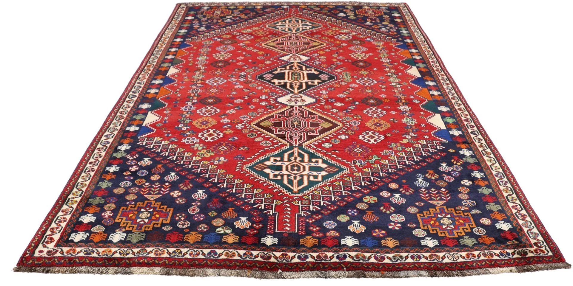 Qashqai Perserteppich aus Iran, 168 × 270 cm