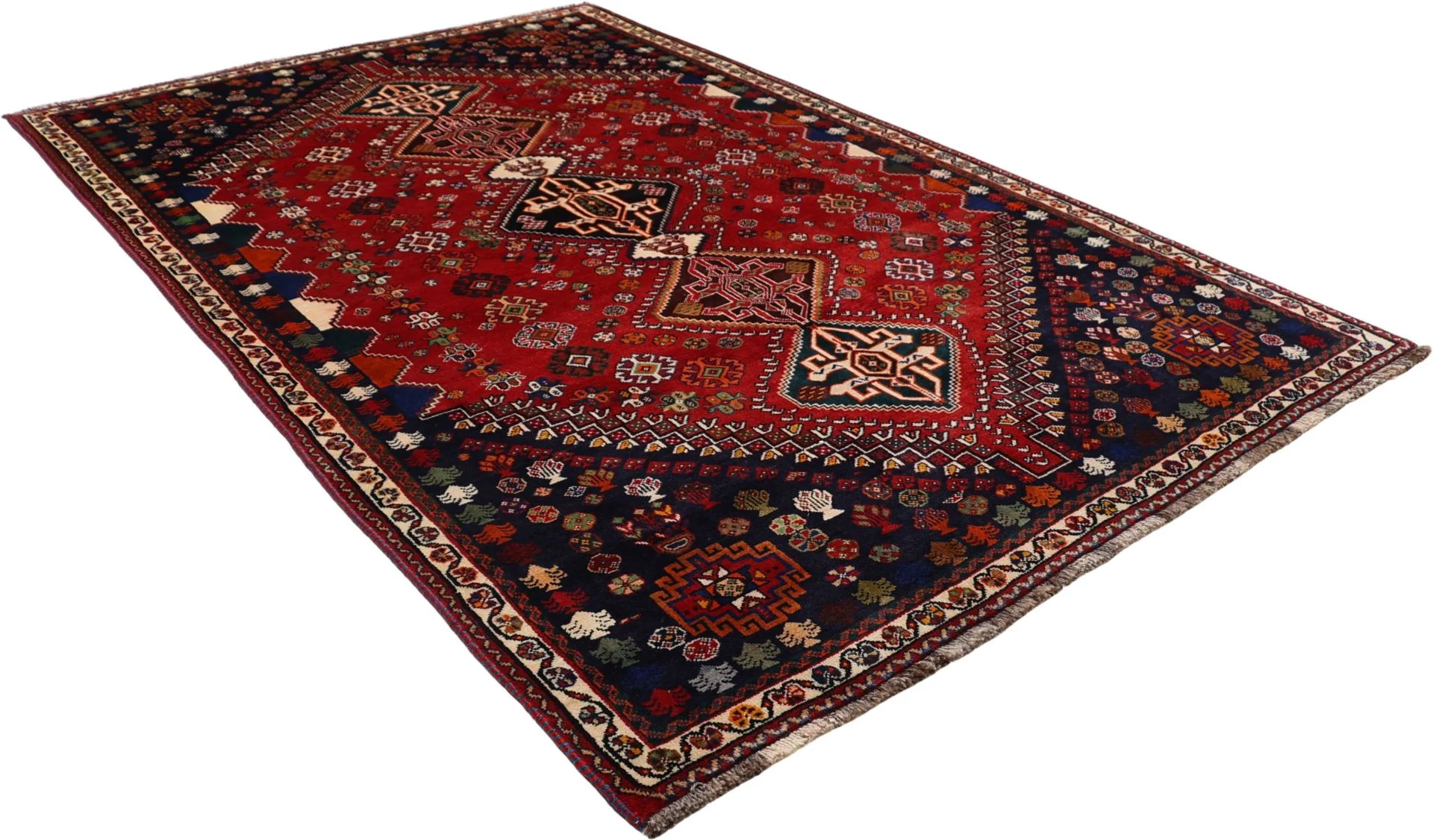 Qashqai Perserteppich aus Iran, 168 × 270 cm